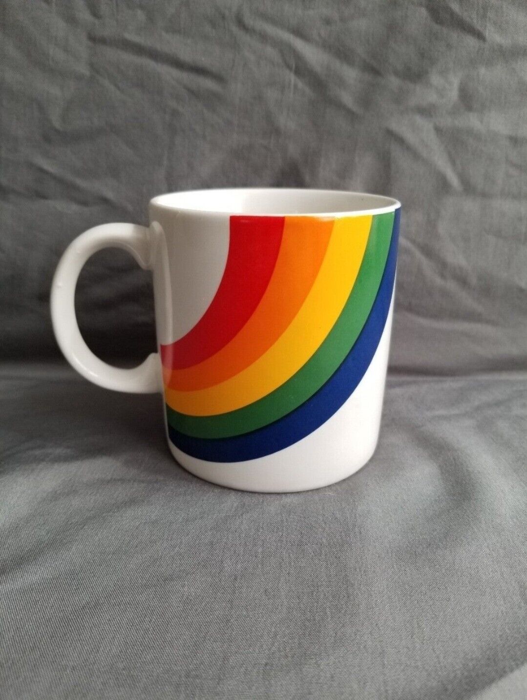 Vintage FTDA 1980s Rainbow Mug Pride LGBTQ+