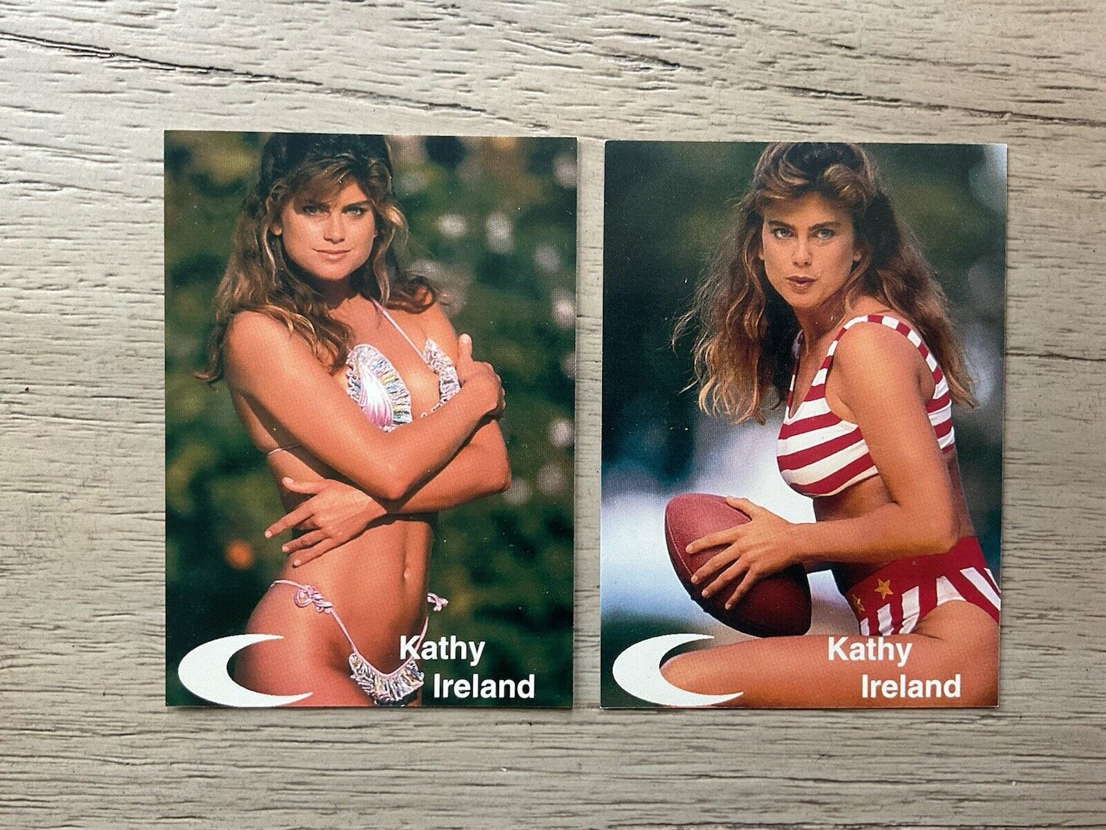 Kathy Ireland Lot Of 2 Trading Cards Vintage 1994