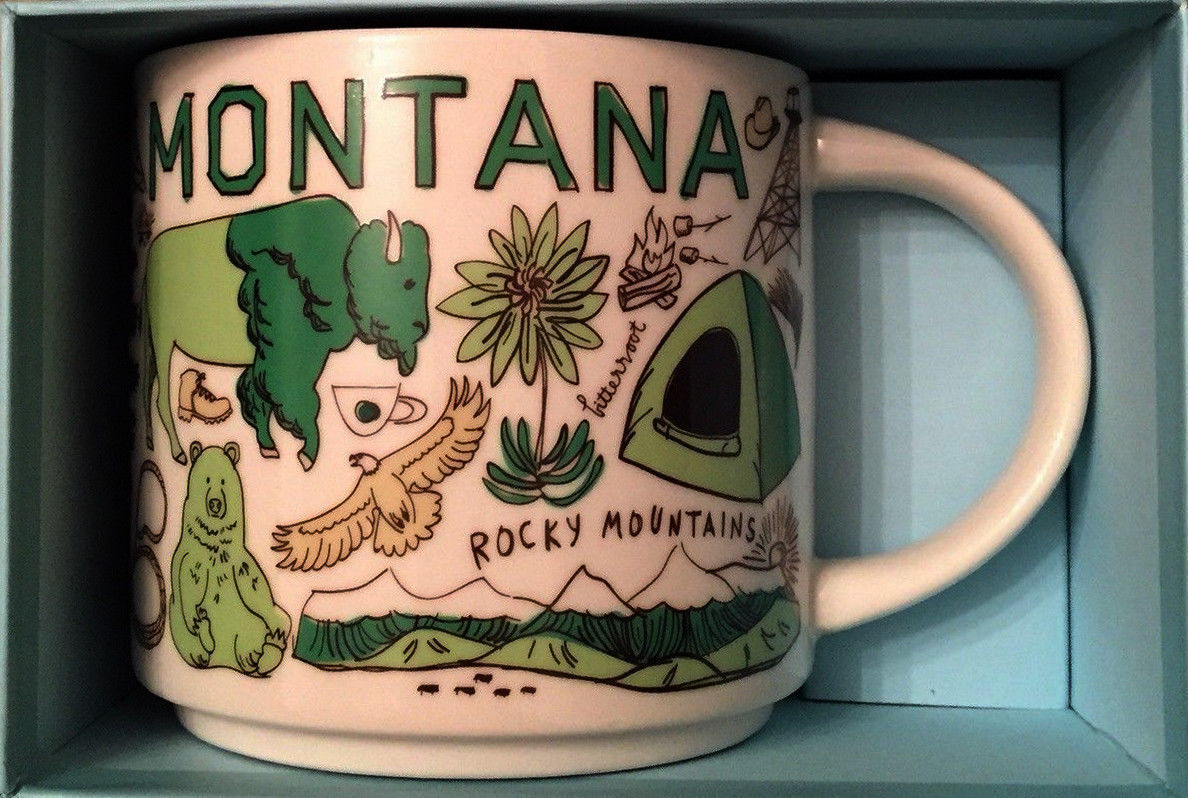 MONTANA Starbucks “Been There Series” Across The Globe Collection 14oz Mug - NEW