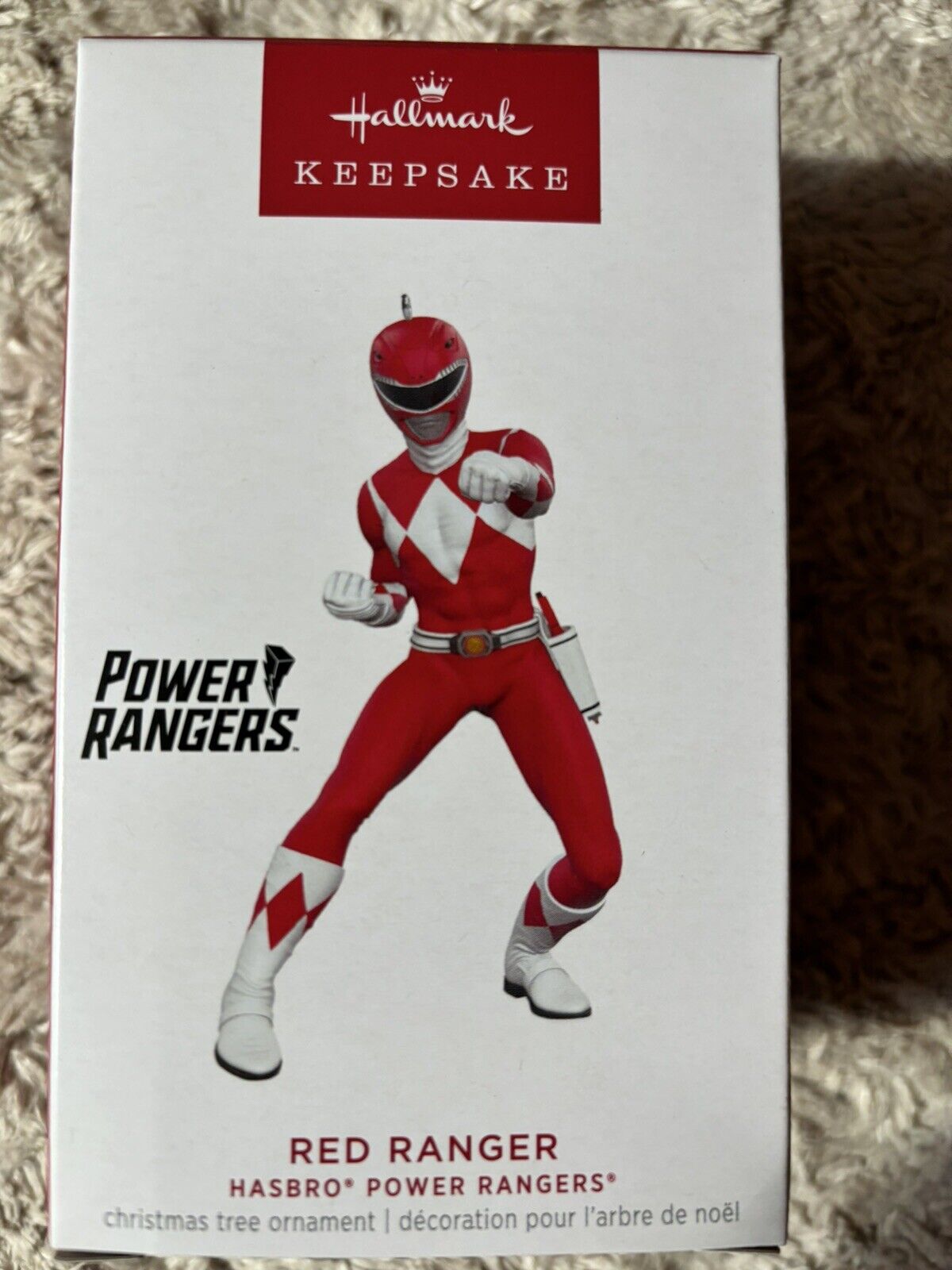 Hallmark Ornament Power Rangers Red Ranger  NEW Mint 2023
