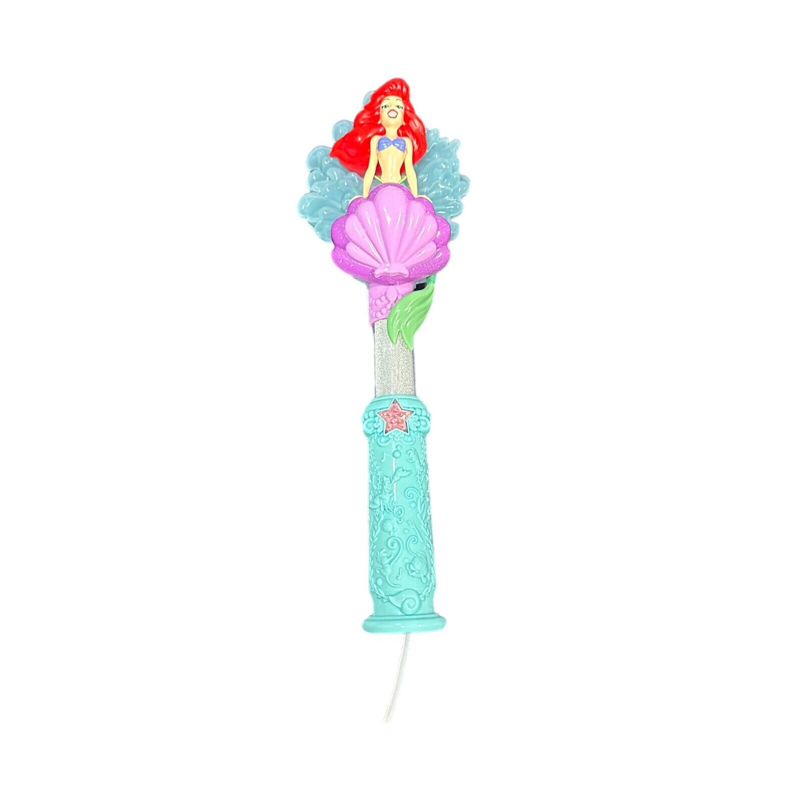 Disney Parks The Little Mermaid Ariel Light and Sound Bubble Wand TESTED