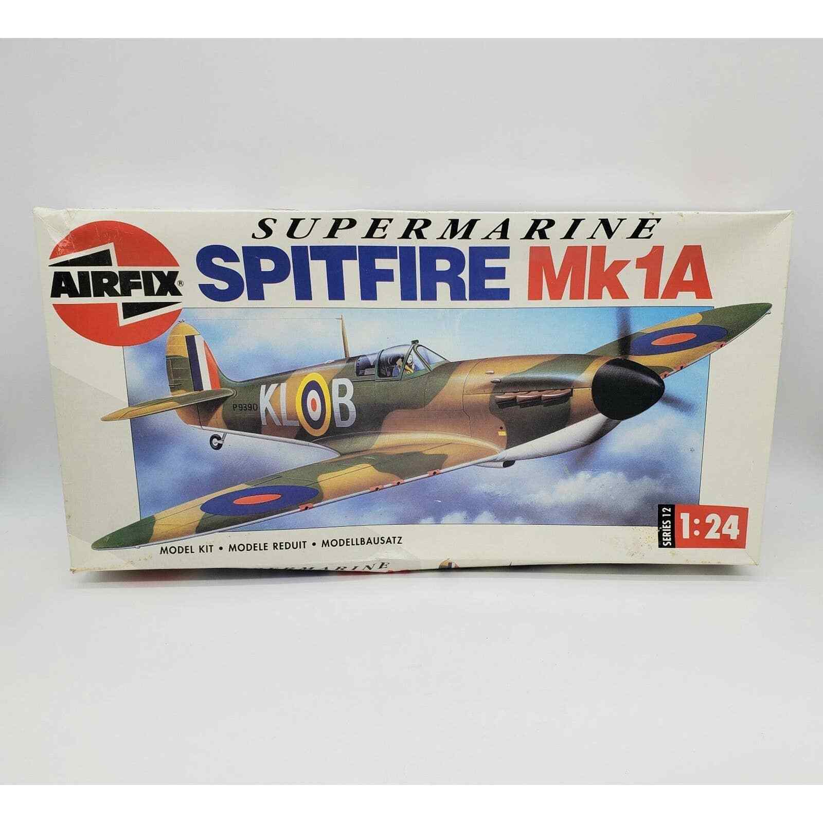 Airfix Supermarine Spitfire Mk1A 1:24 Model Kit Series 12