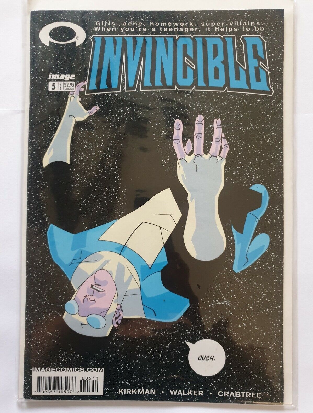 Invincible #5 Image 2003 1st Appearance Allen the Alien WHITE PAGES, FIRST PRINT