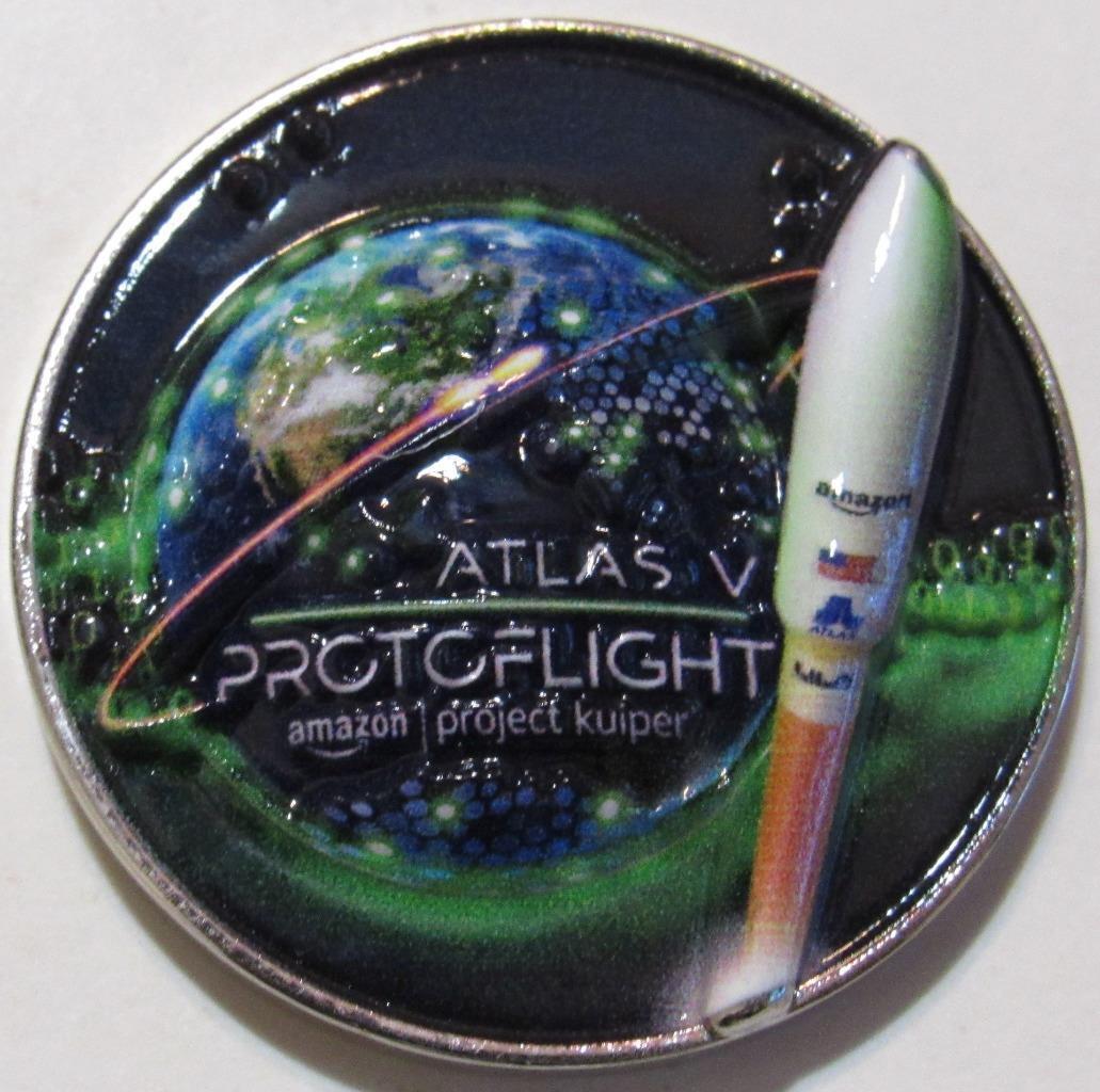 1ST ATLAS V KUIPER MISSION SPACE COIN 1.5\