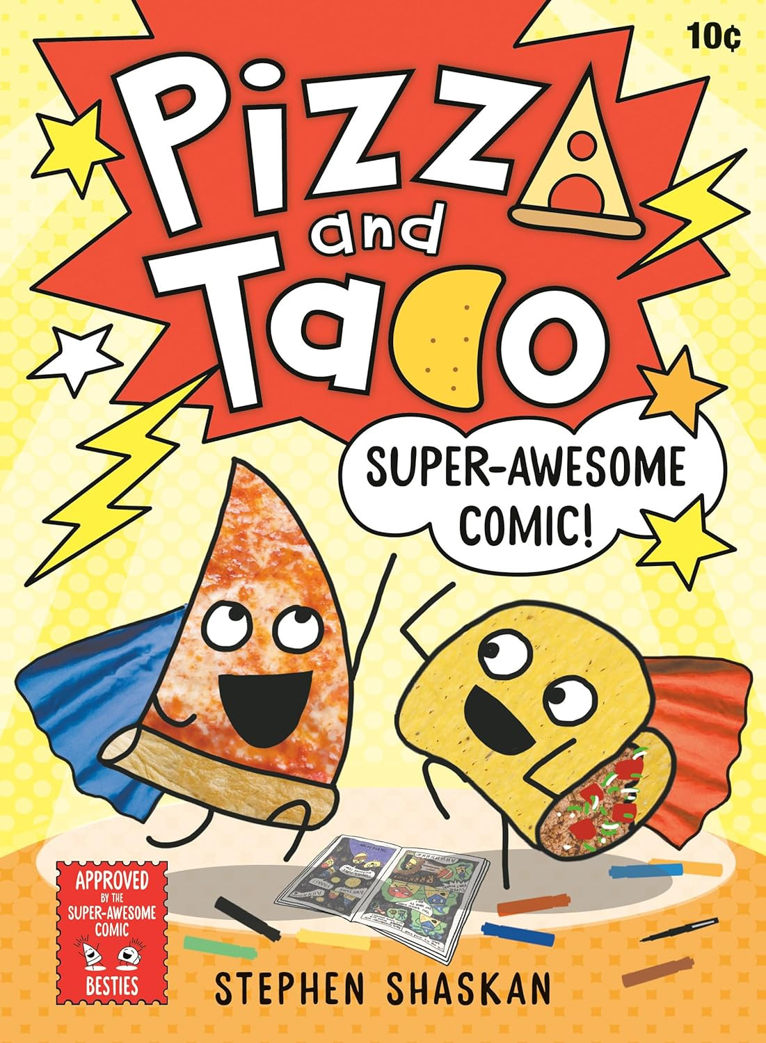 Pizza and Taco: Super-Awesome Comic: (A Graphic Novel) - NEW