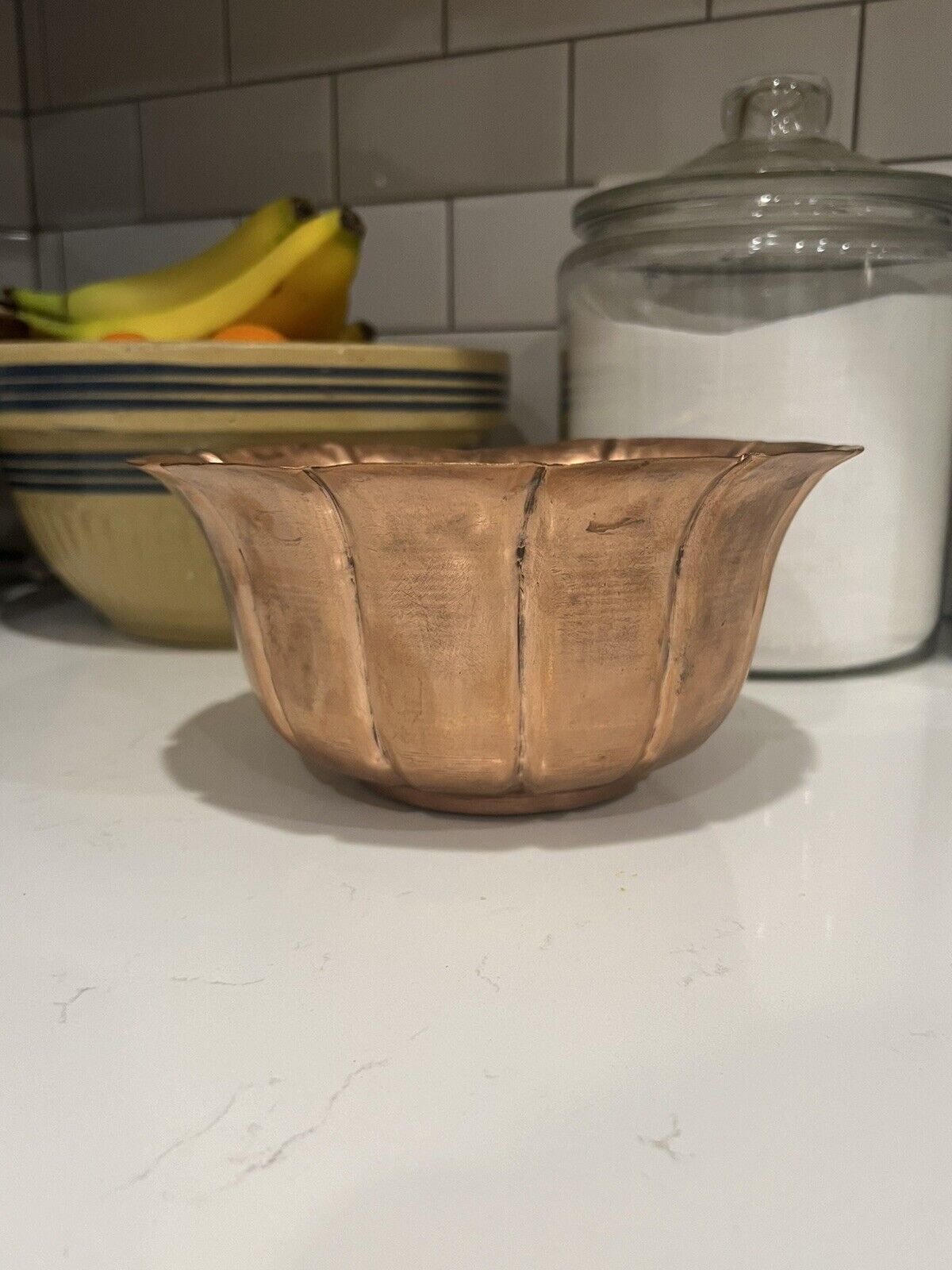 Vintage Small Copper Bowl Made in Egypt