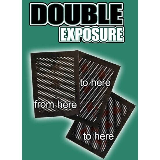 WOW ULTIMATE DOUBLE EXPOSURE 2 CHANGES KNOCK OUT WELL MADE MAGIC TRICK
