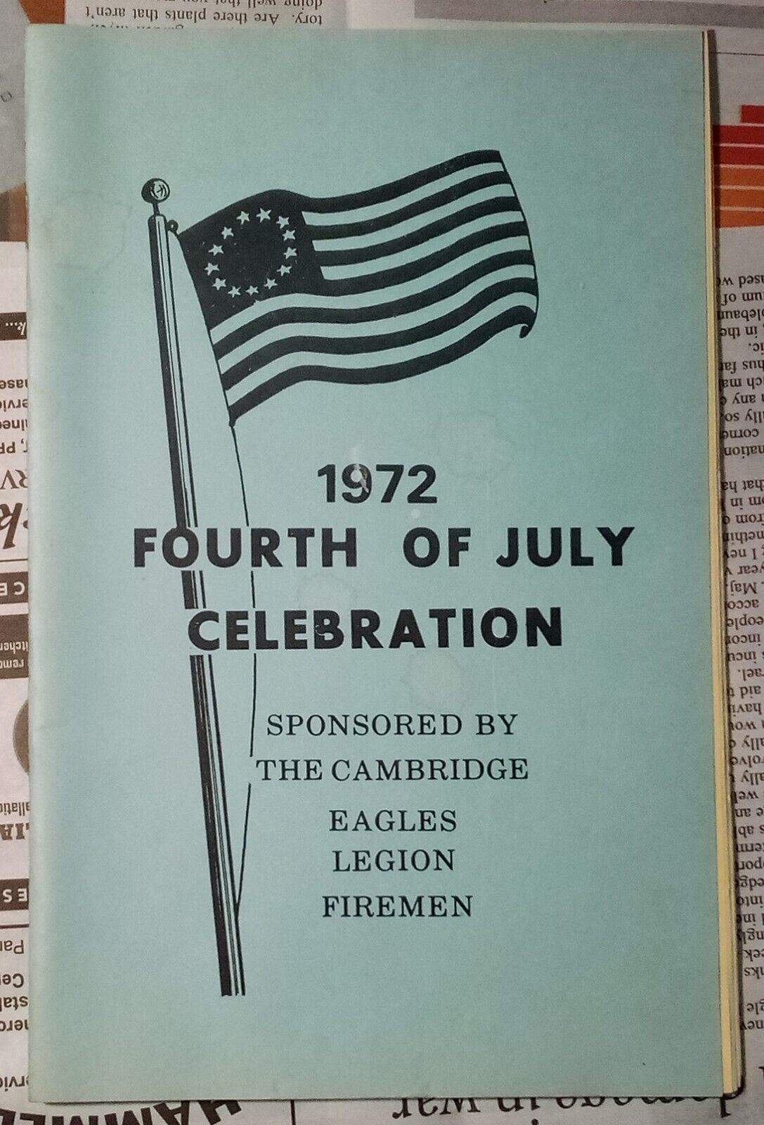 1972 Fourth of July Celebration Cambridge Vermont