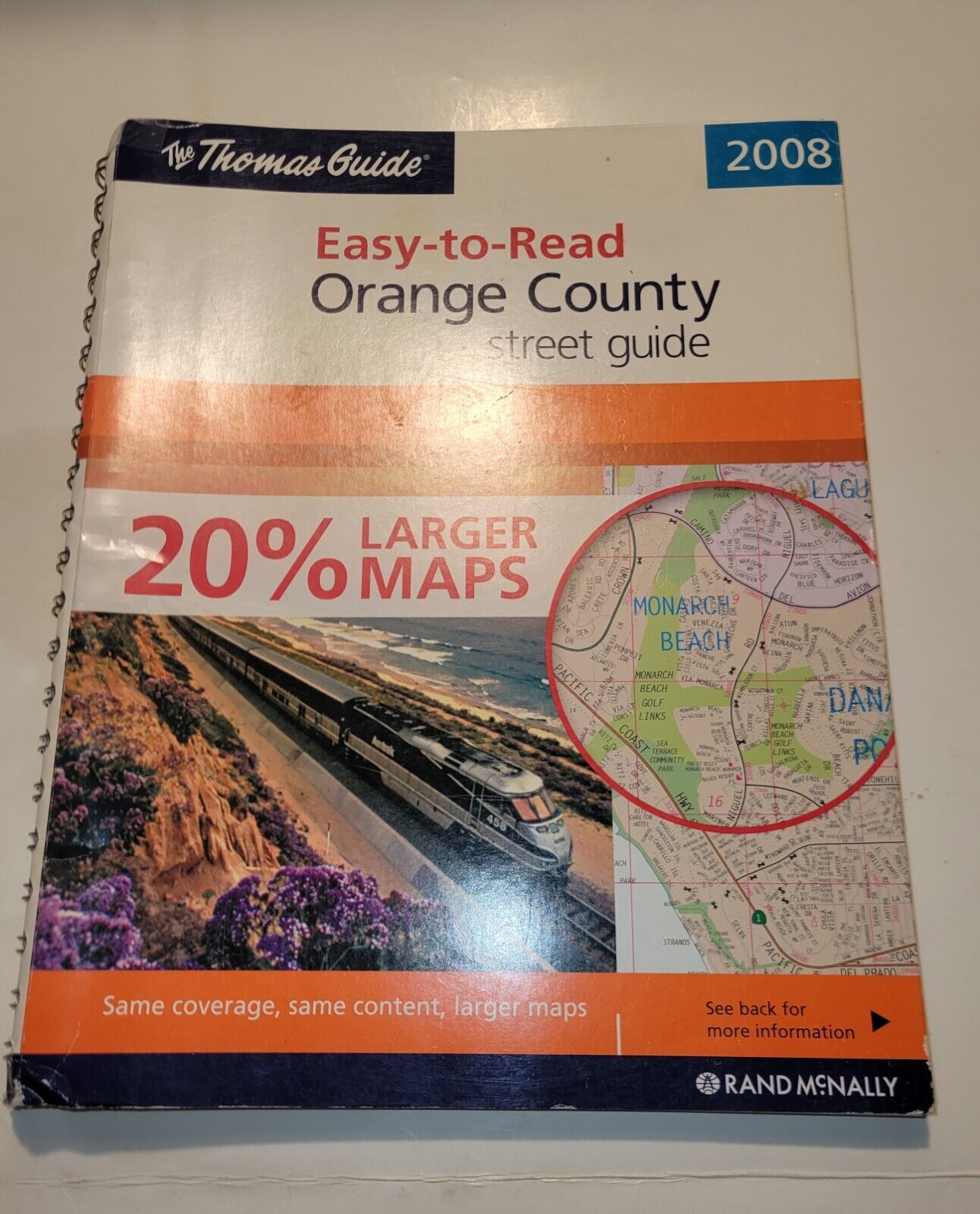 Orange COUNTY 2008 THOMAS GUIDE Maps & Street Directory (Used)