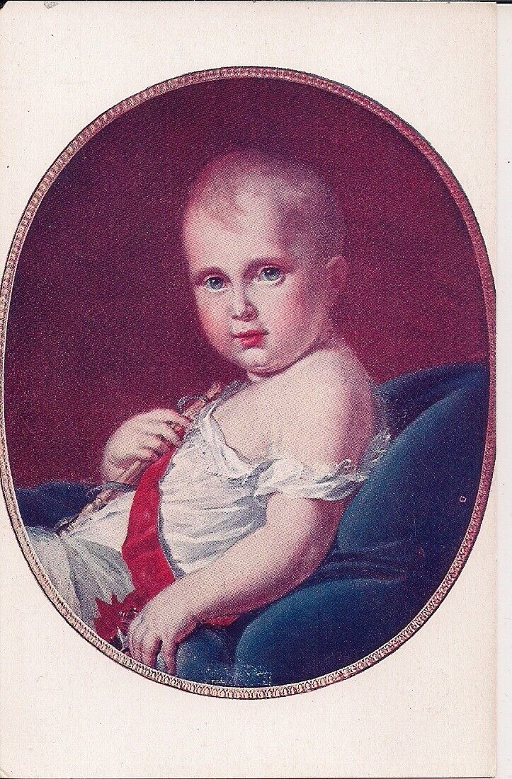 Royalty, Napoleon II, King of Rome, as Infant, Child, Engraving 1910-20