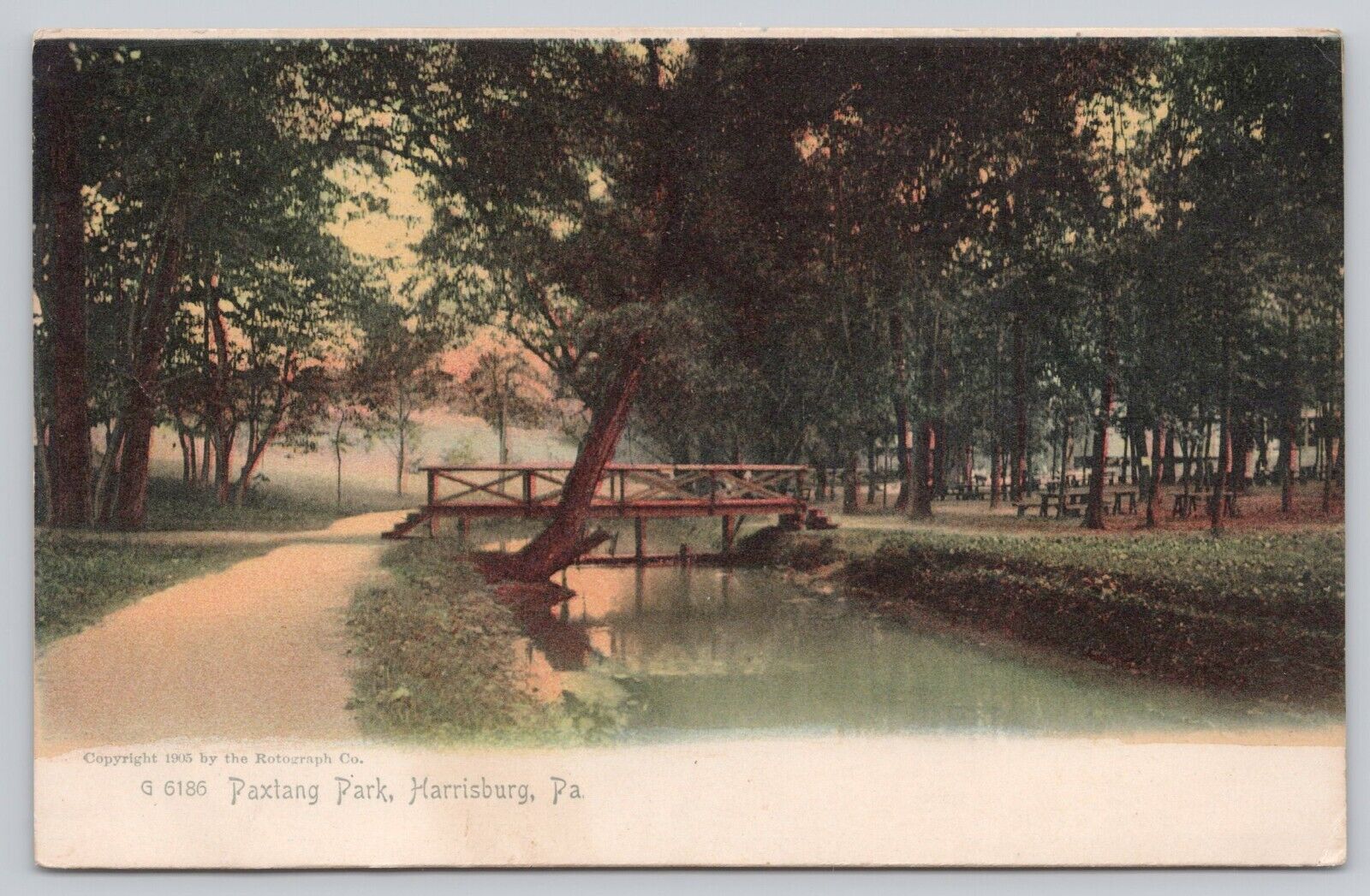 Paxtang Park Harrisburg Pennsylvania Undivided Back Postcard c1906