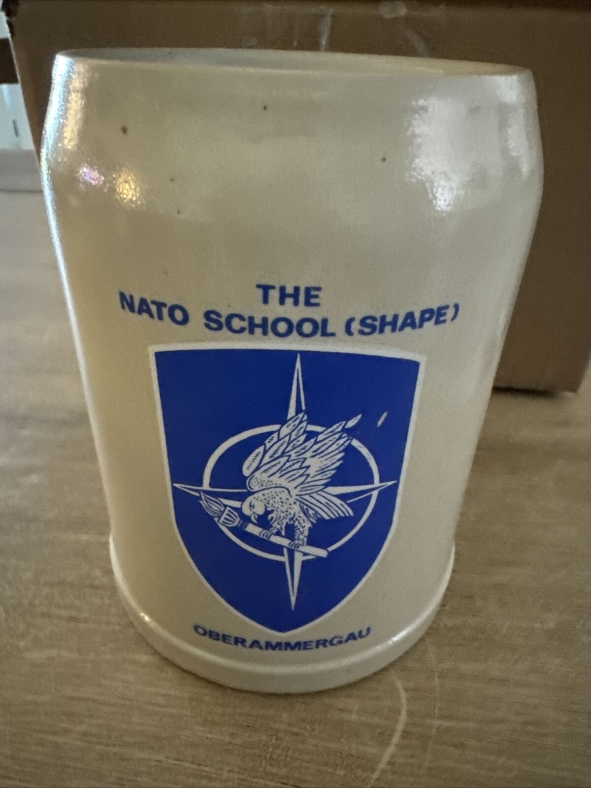 The Nato School (Shape) Oberammergau =n .5 liter mug