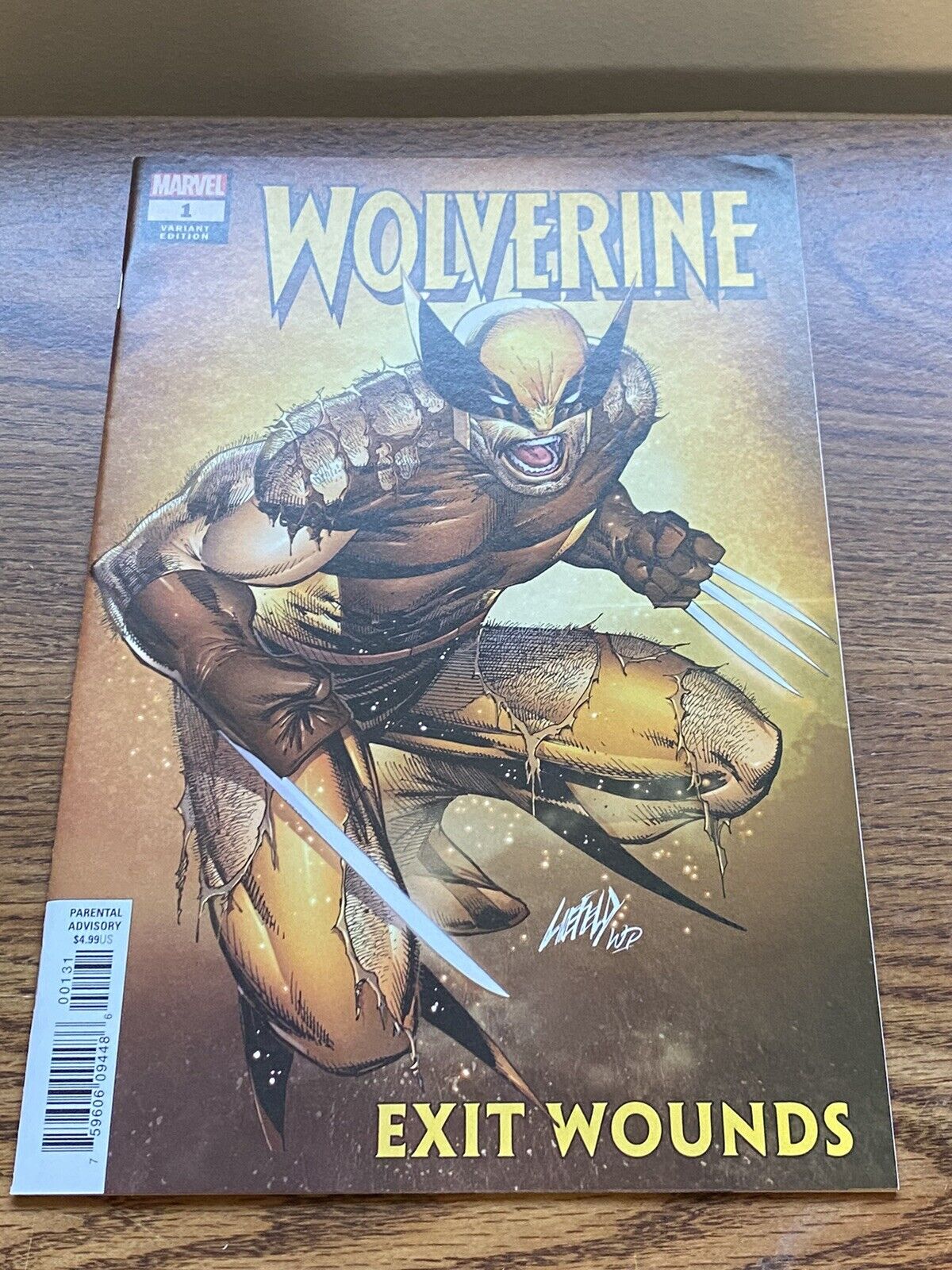 Wolverine Exit Wounds #1, 1:50, 2019 Marvel Rob Liefeld Incentive Variant, Rare