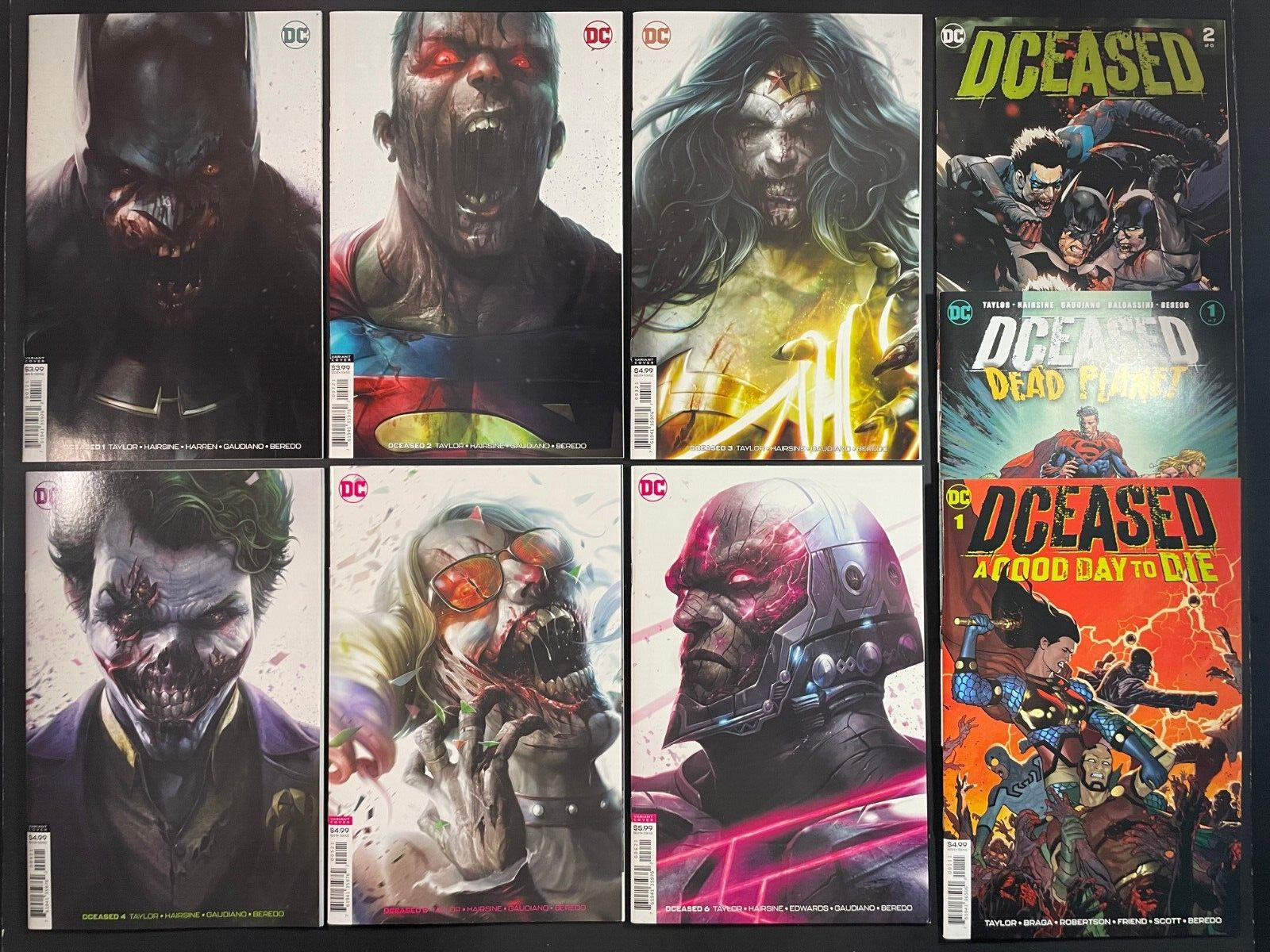 DCeased 1-6 COMPLETE comic lot Mattina Variant DC 2019 Tom Taylor Darkseid JLA