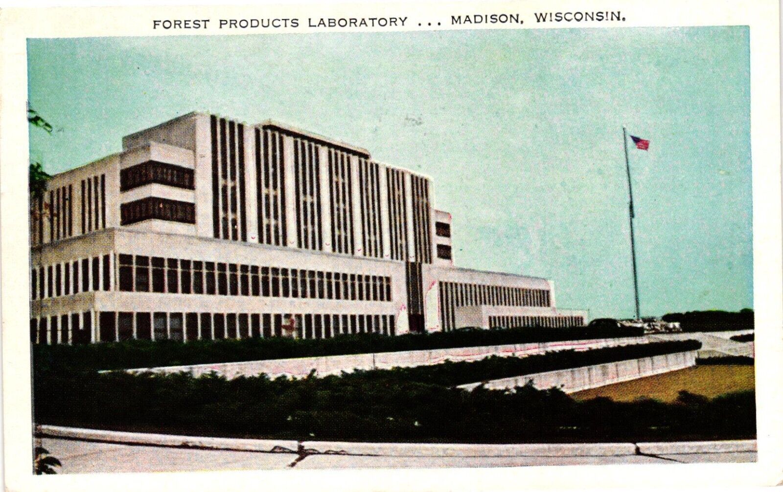 Postcard Forest Products Laboratory Madison Wisconsin