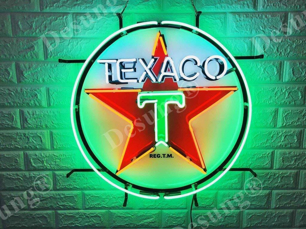 New Texaco Gasoline Neon Light Sign 24