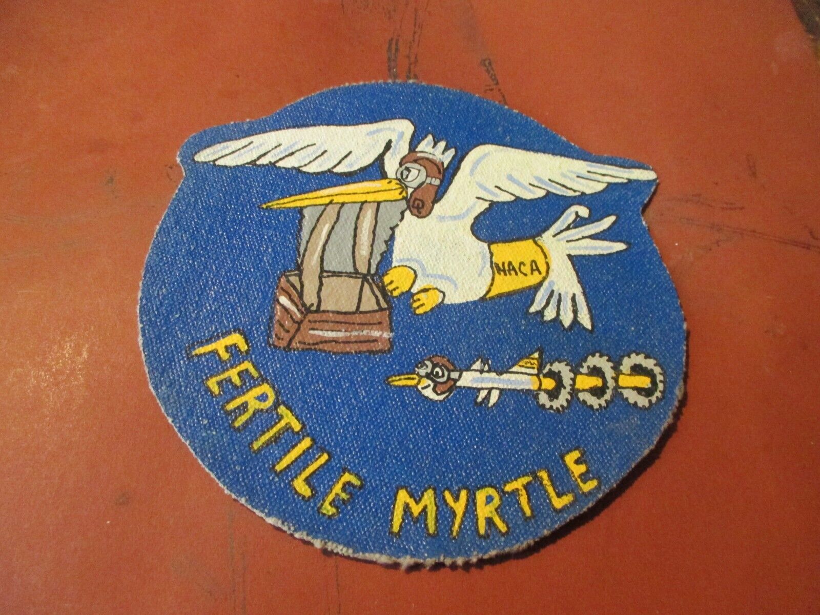 1950\'S NACA FERTILE MYRTLE B-29 D558-2 LAUNCH MOTHER SHIP  FLIGHT JACKET PATCH