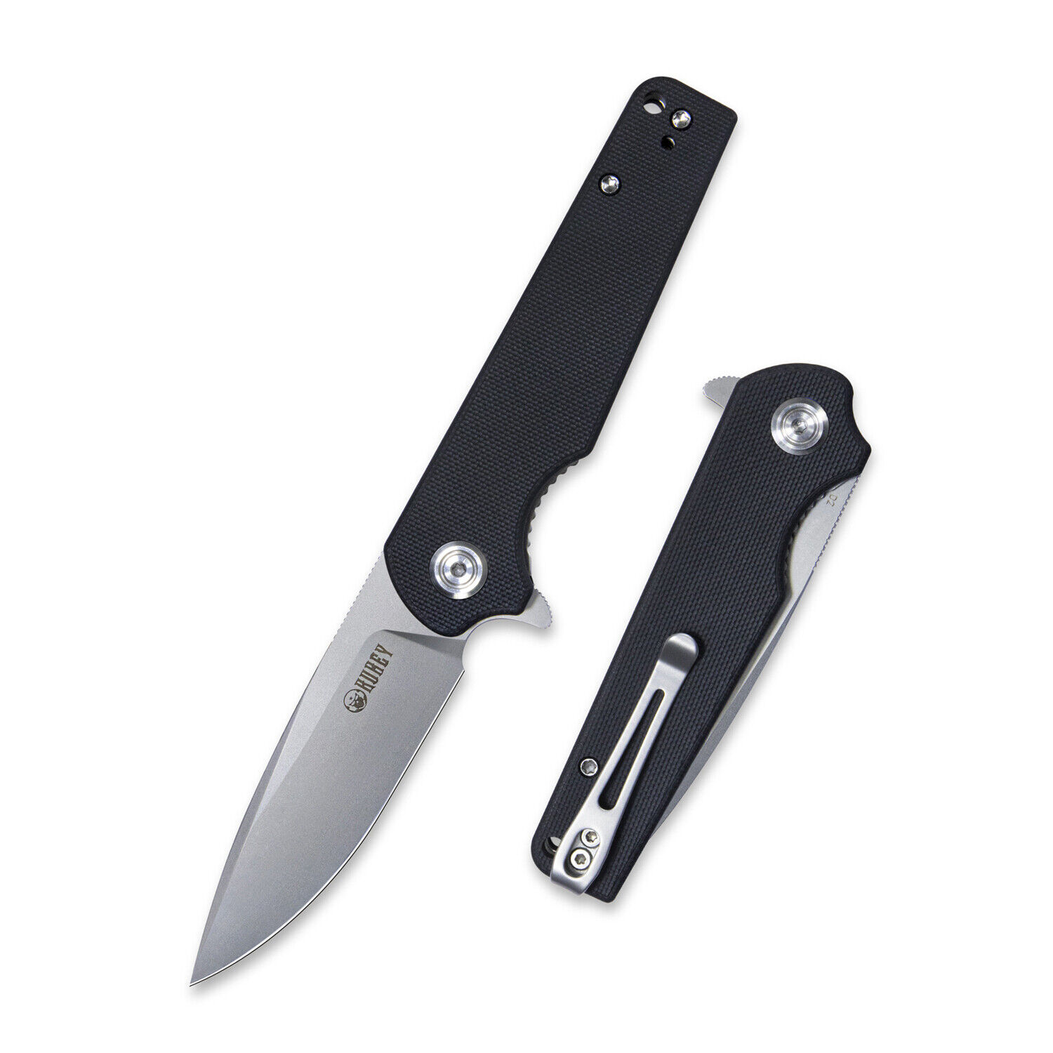 Kubey Wolverine Pocket Folding Knife, Drop Point Blade Liner Lock Knife