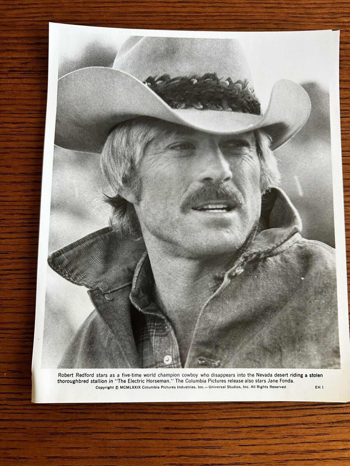1979 Robert Redford Press Photo The Electric Horseman