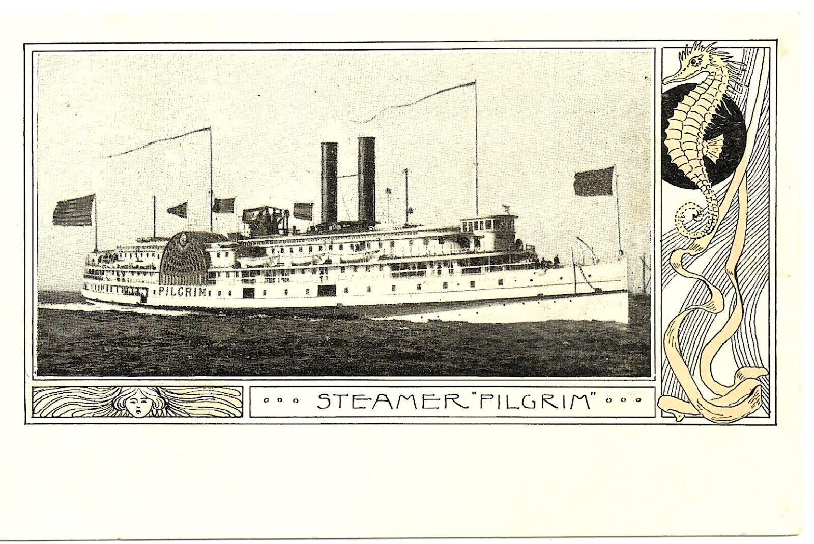 Fall River, MA, Steamer Co. advertising: \
