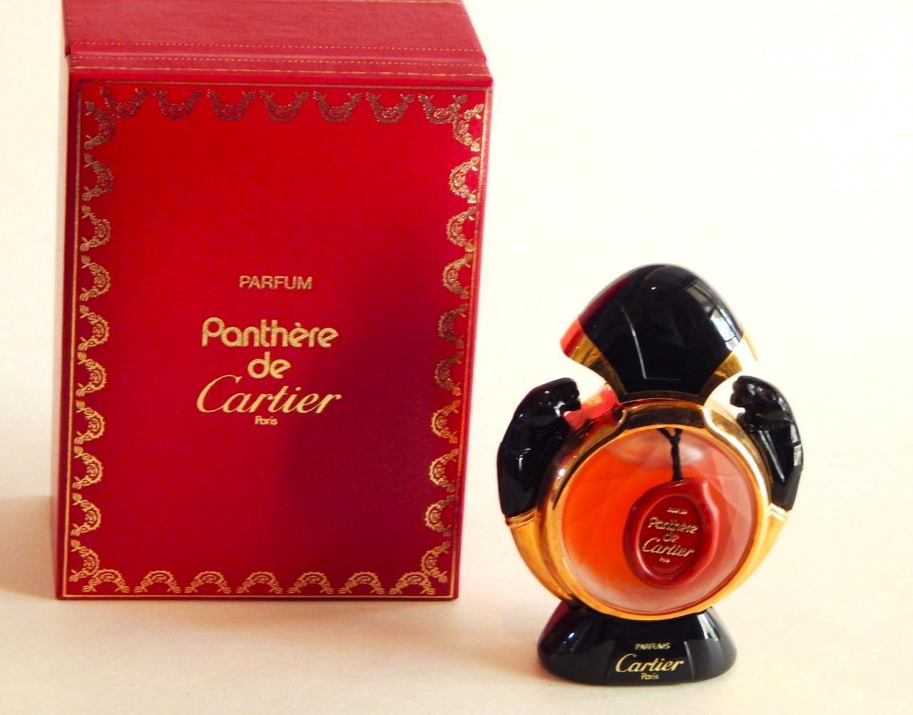 Vintage Panthere De Cartier Parfum Spray 1oz Old Formula w Red Box & Brochure