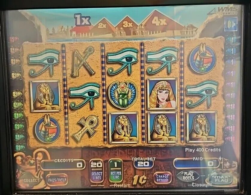 WMS BB1 SLOT MACHINE GAME & OS - PYRAMID OF THE KINGS