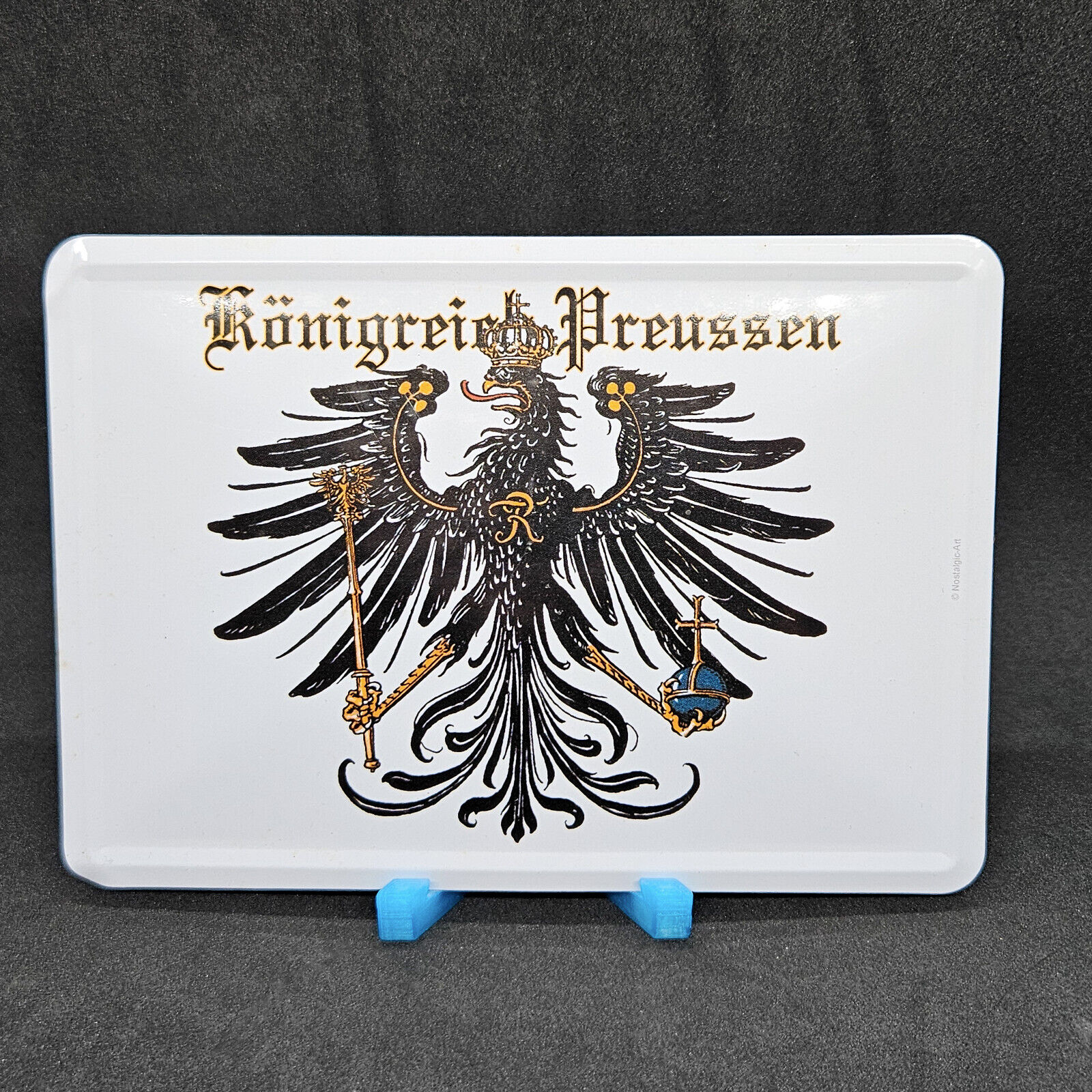 Kingdom of Prussia Metal Postcard Königreich Preussen