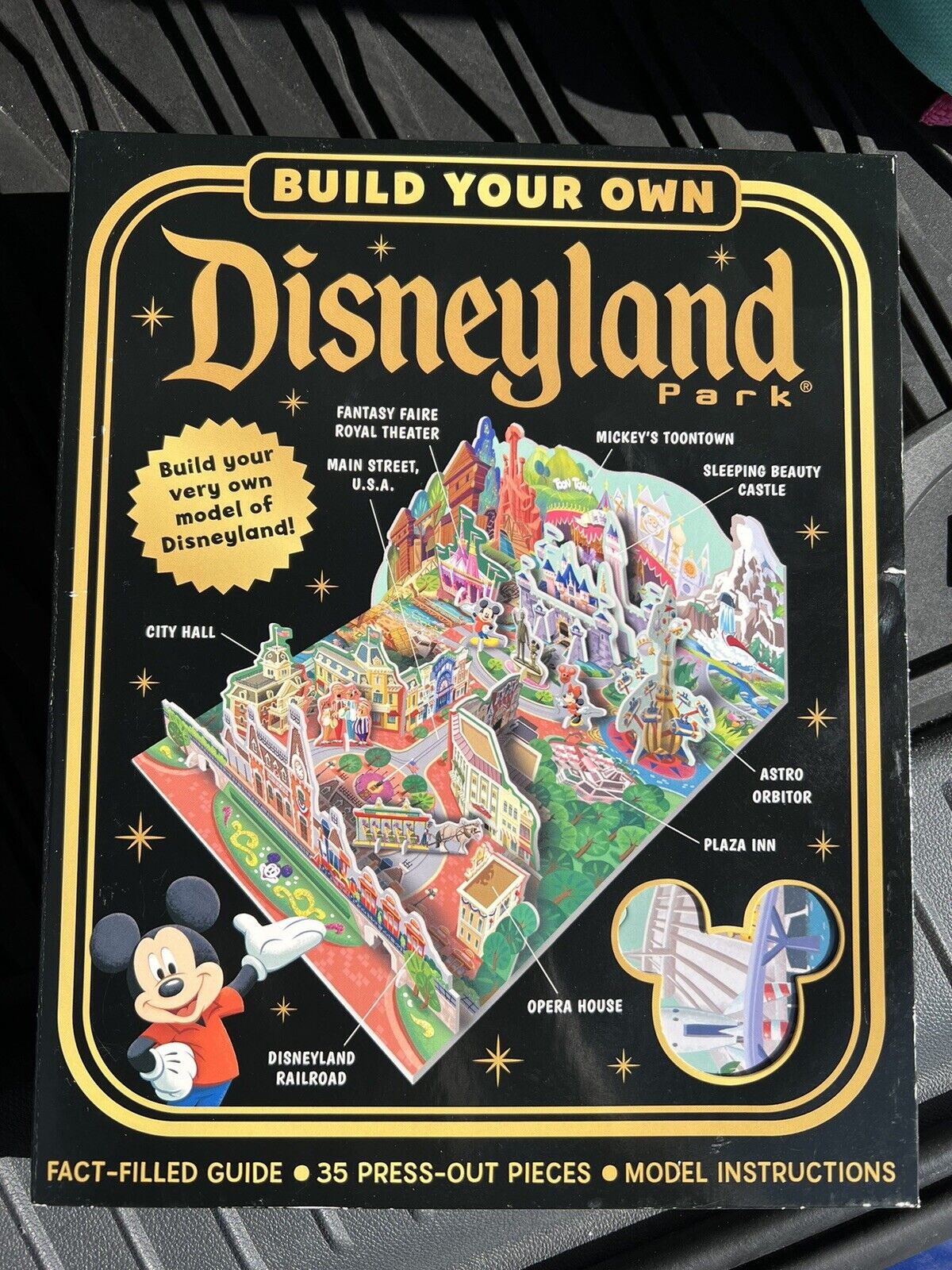 DISNEYLAND MODEL Build Your Own Park KIT and Info Book NEW Sealed FAST 