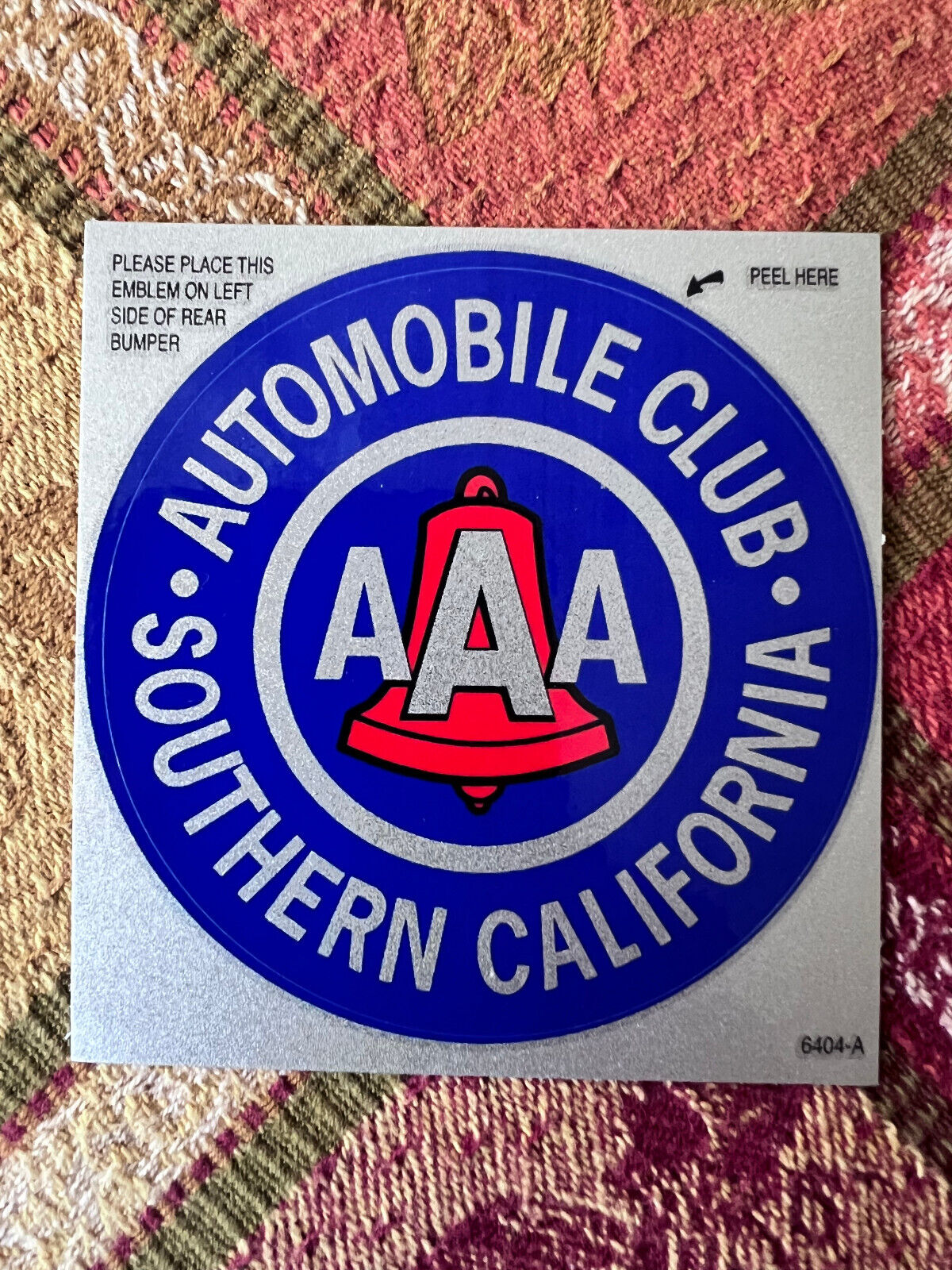 Show Your AAA Southern California Pride with a Reflective Decal