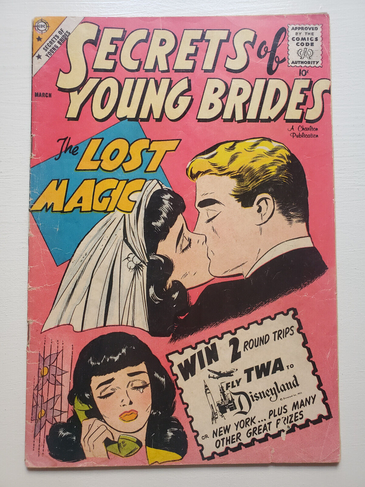 Secrets of Young Brides #18 March 1960 Charlton Romance Vince Colletta Cover