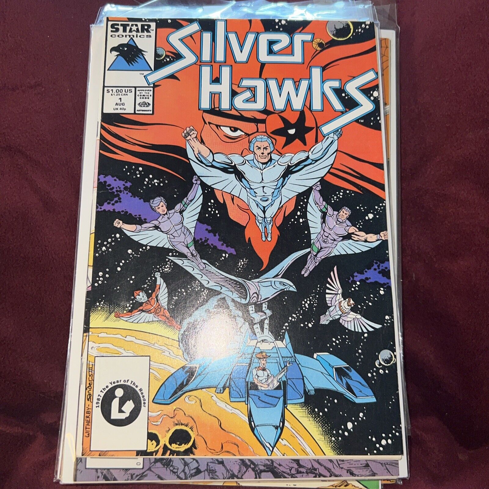 SILVER HAWKS #1. 1987, STAR COMICS/MARVEL ORIGIN STORY  NM- NEAR MINT QUALITY