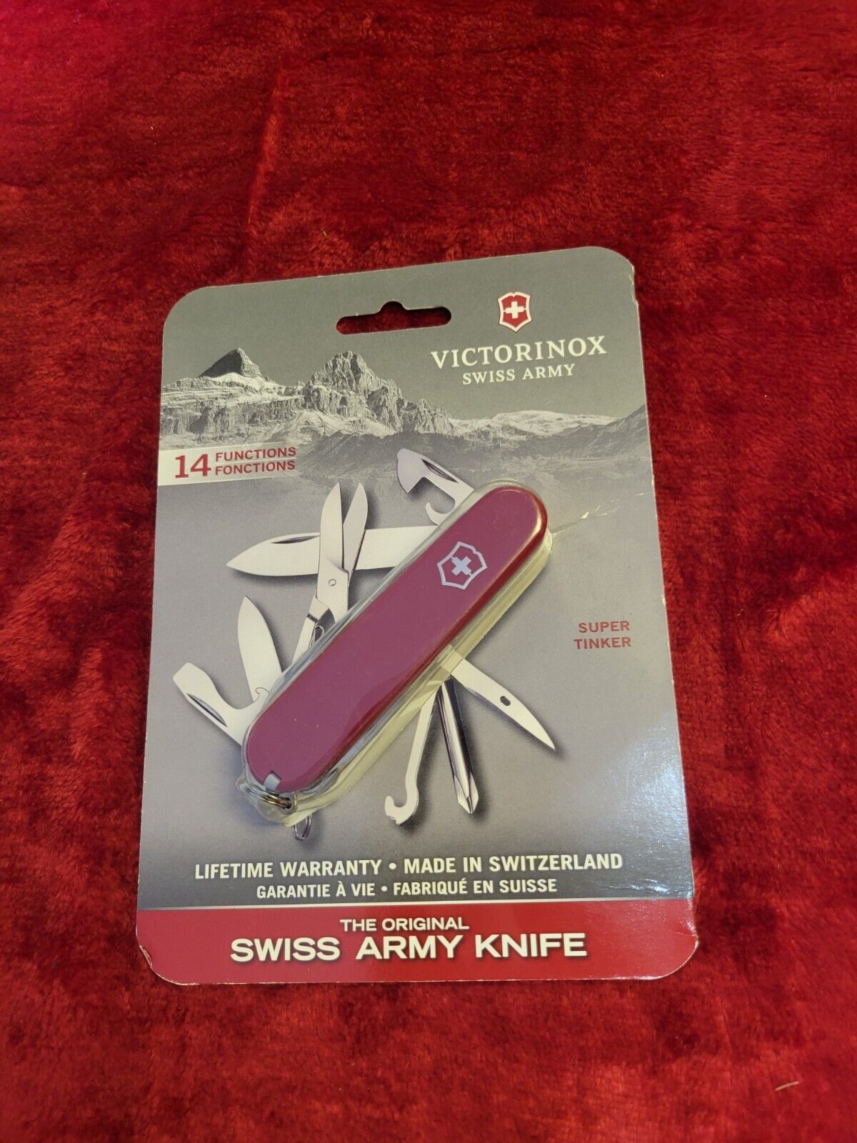 VICTORINOX SUPER TINKER Authentic and Original Swiss Army Knife