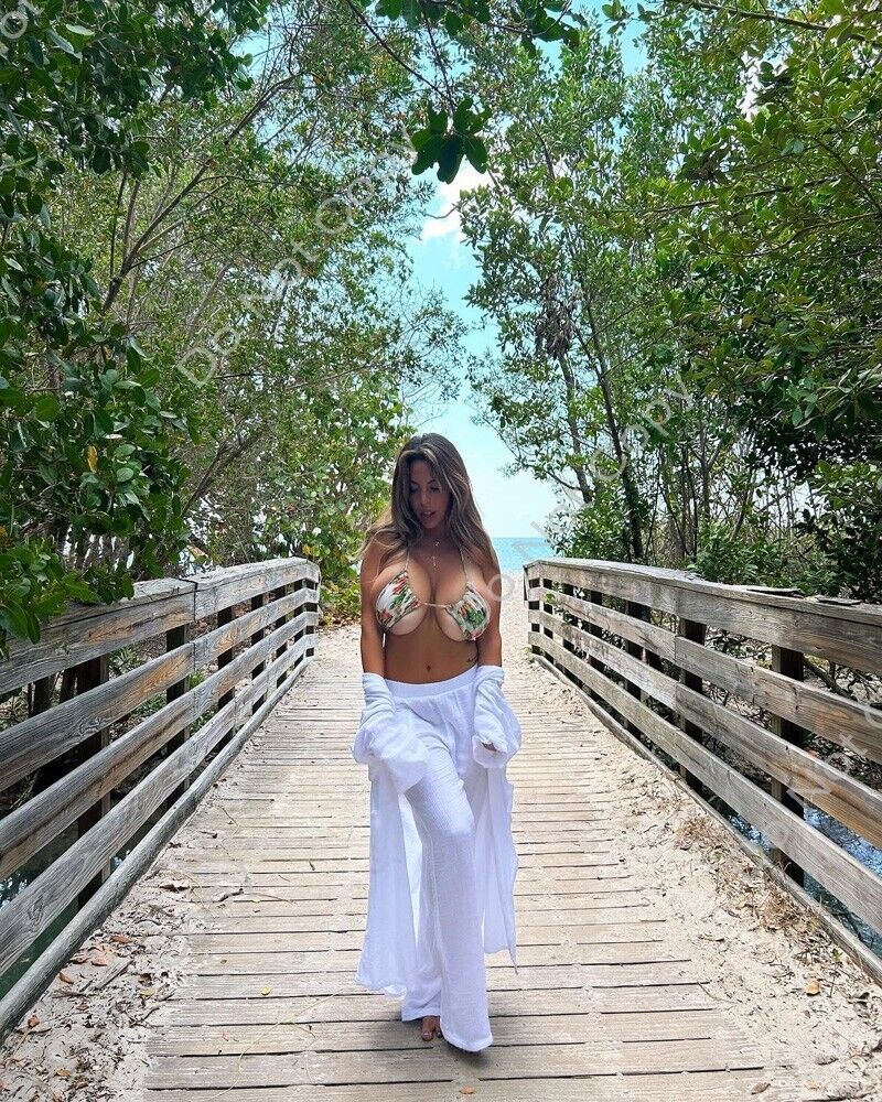 8x10 Danielley Ayala PHOTO photograph picture big boobs bikini lingerie IG model