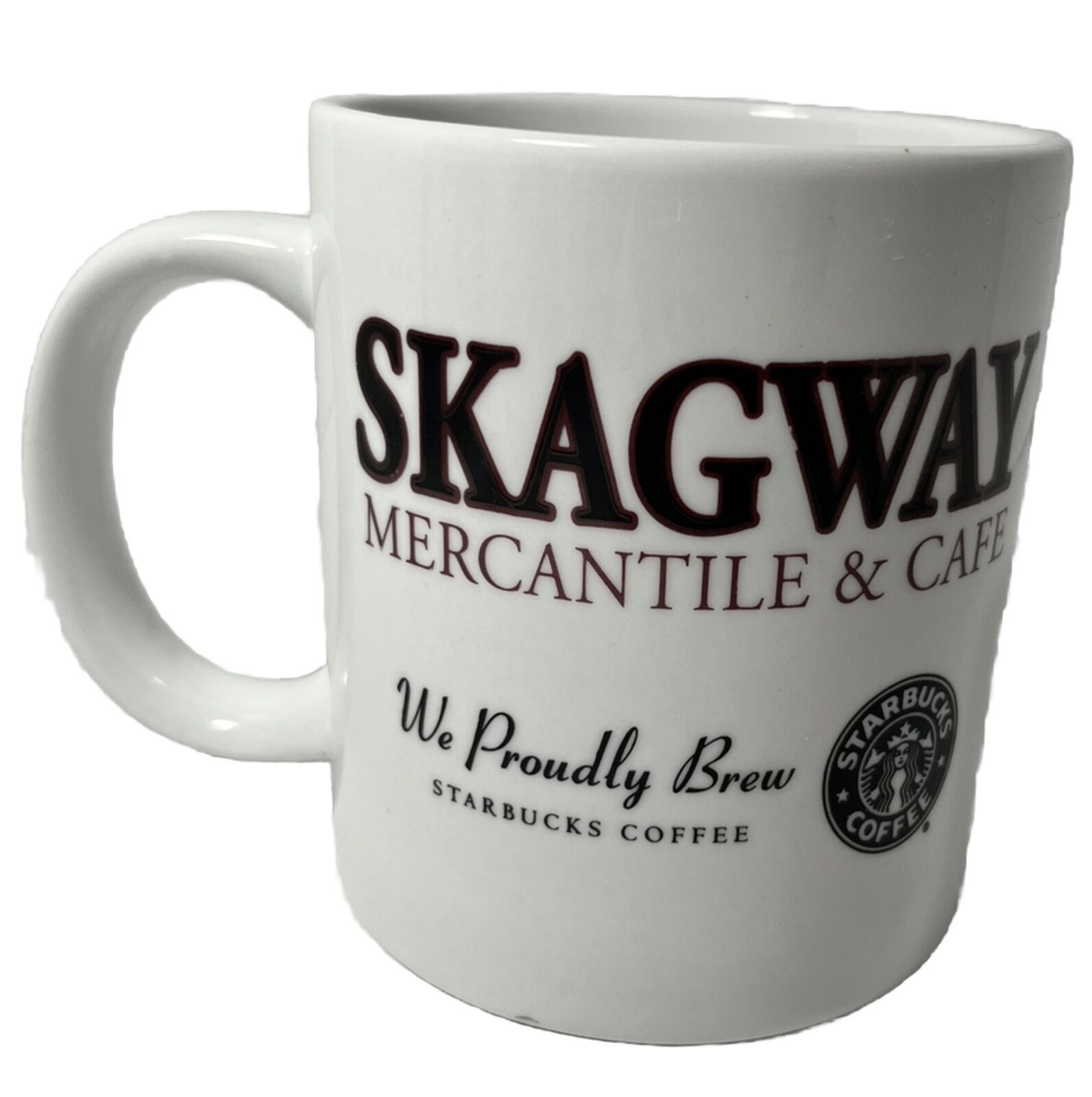 Starbucks Skagway Alaska Mercantile and Cafe Large 20 oz Coffee Mug Cup Vintage