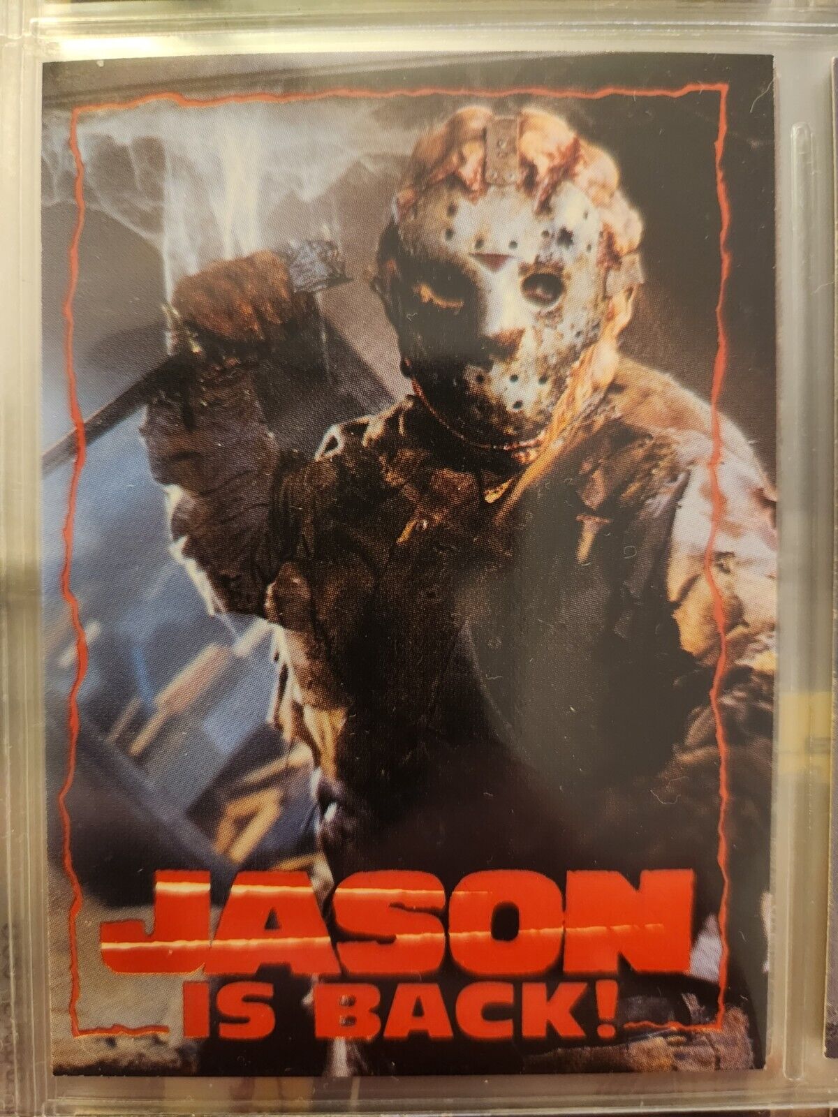 Friday the 13th: Goes to Hell Promo Jason Voorhees is Back Topps 1993 NM