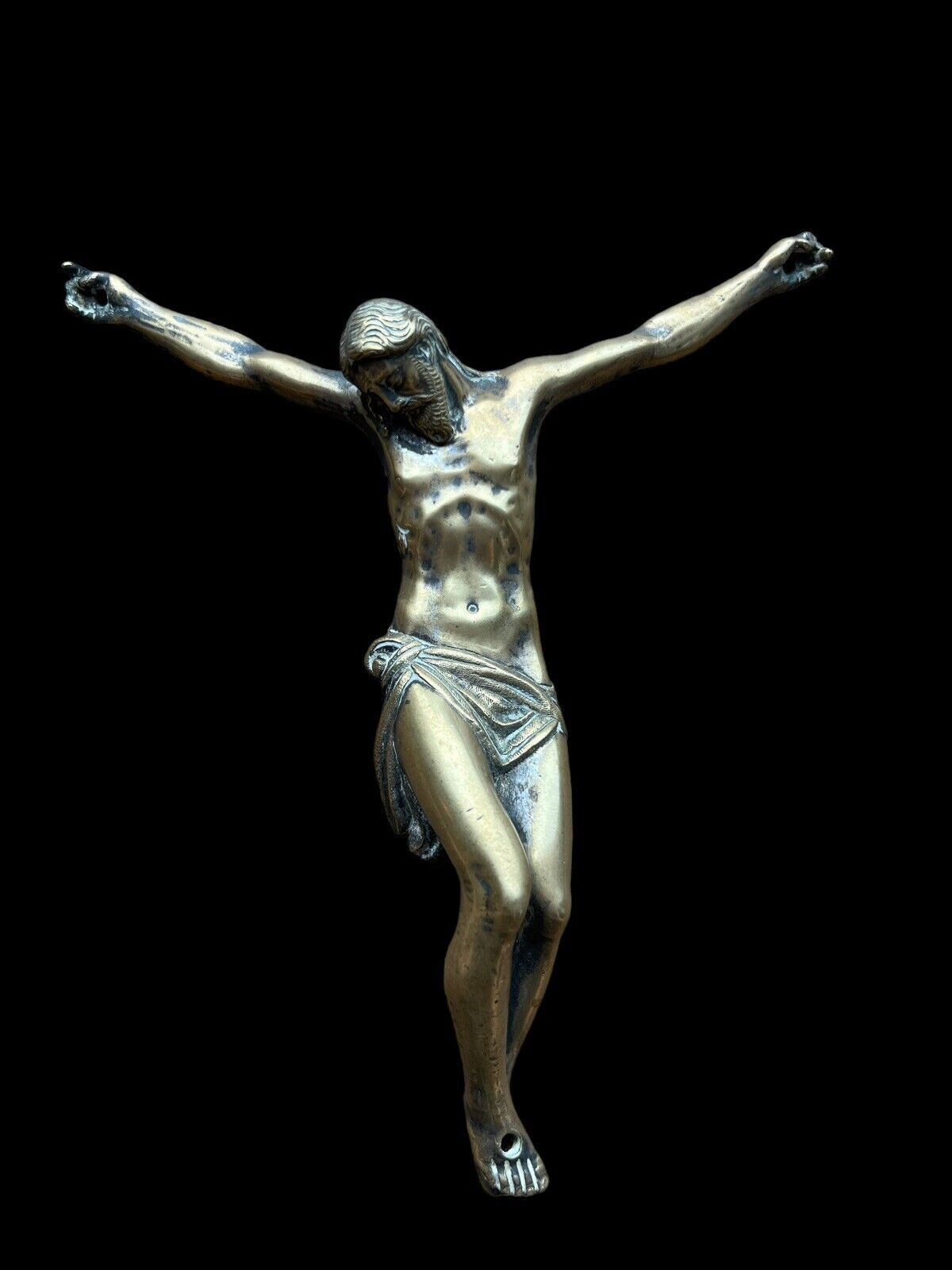 Antique Italian 17th Century Bronze Figure Of Jesus Christ ‘Corpus Christi’