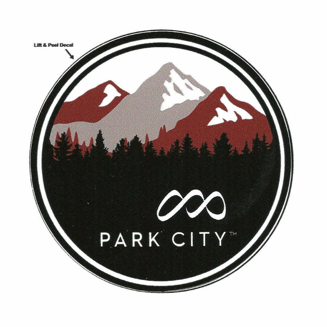 Park City Utah Decal – Mountain Resort Logo - Travel Sticker UT Souvenir 3.5\
