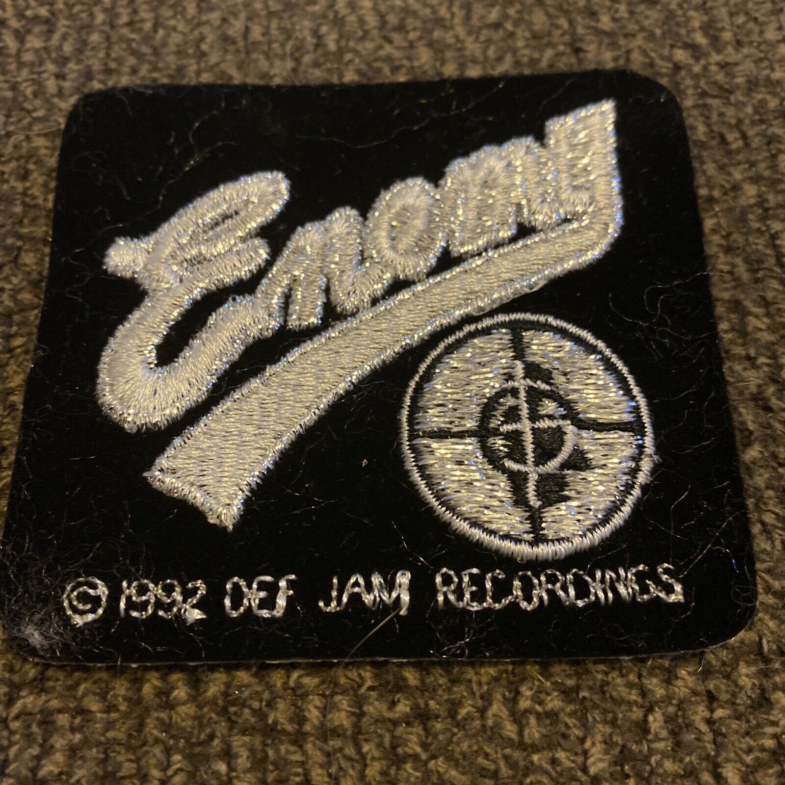 VTG 1992 DEF Jam Recordings PUBLIC ENEMY Sew On Rap Hip Hop Patch