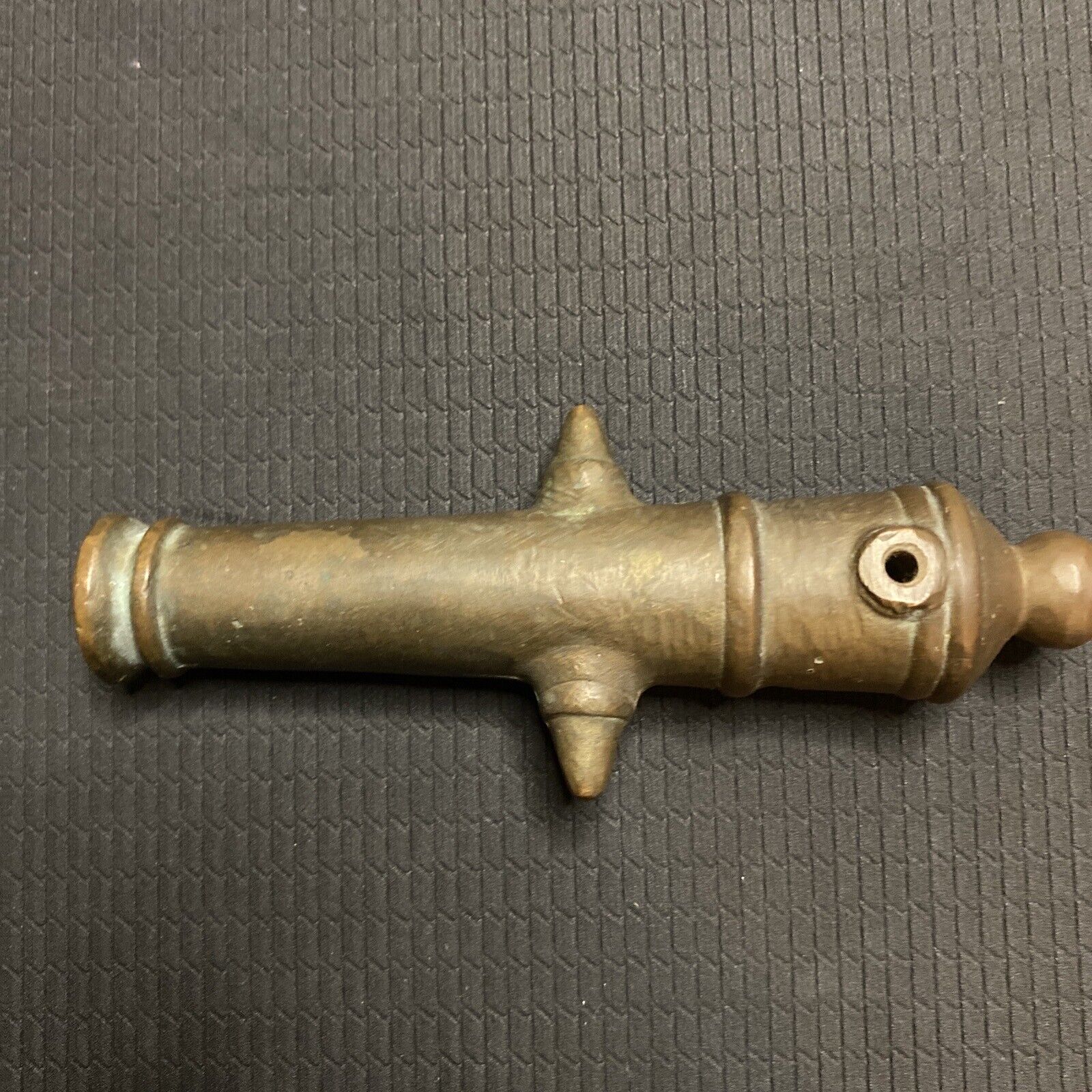 Hand Held Brass Cannon * Old & Strange