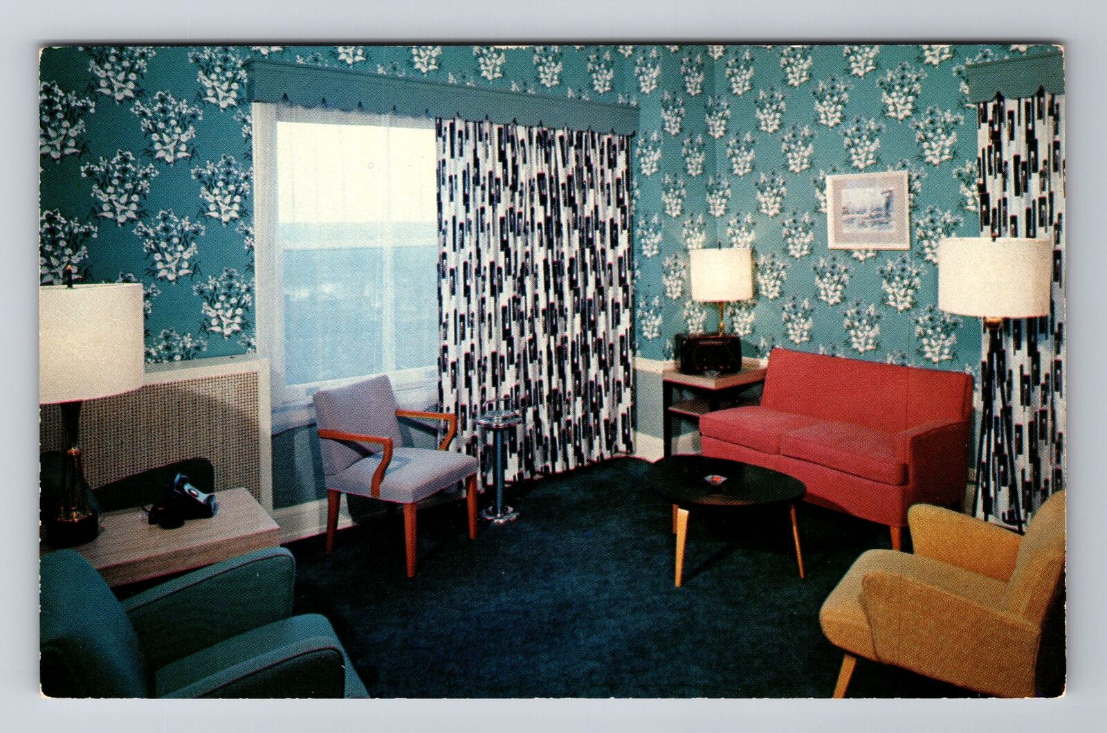 Harrisburg PA-Pennsylvania, Penn Harris Hotel, Advertising, Vintage Postcard