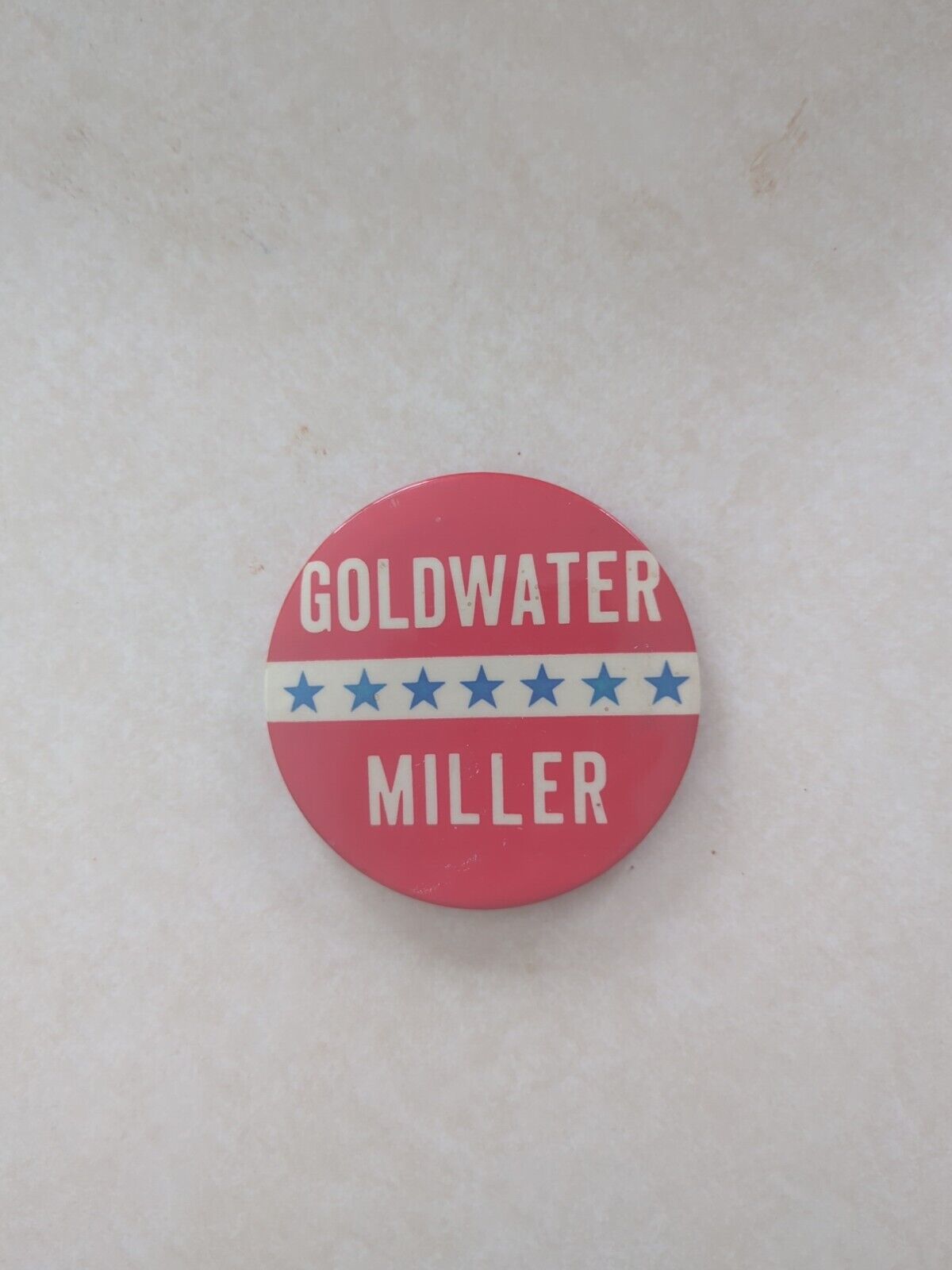 Vintage Goldwater Miller 1964 US Political Campaign Pinback Button