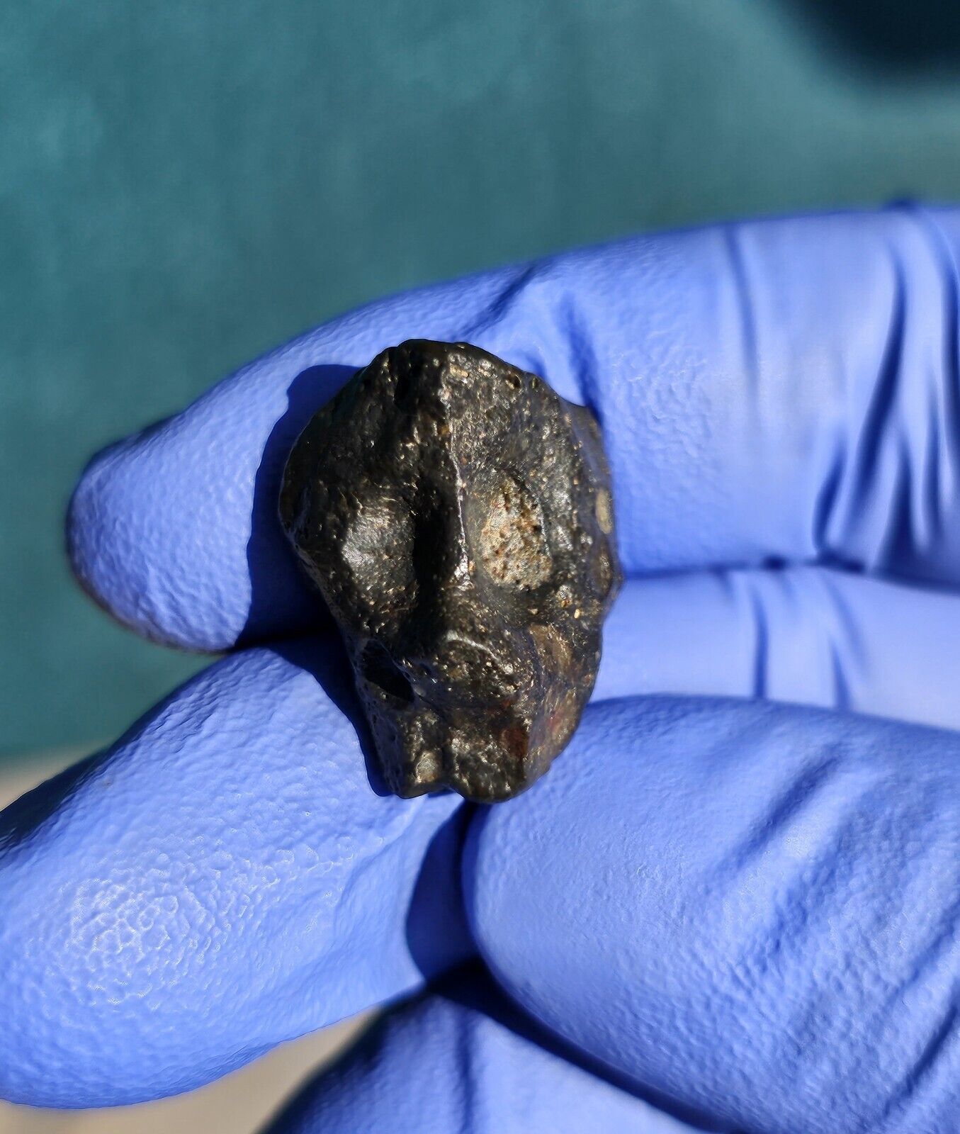 Meteorite**NWA 13788, NEW LUNAR IMPACT MELT BRECCIA**5.046 gram COOL 😱 SHAPE