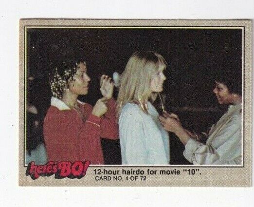Bo Derrick Vintage 1981 Fleer Trading Card #4 Movie 10