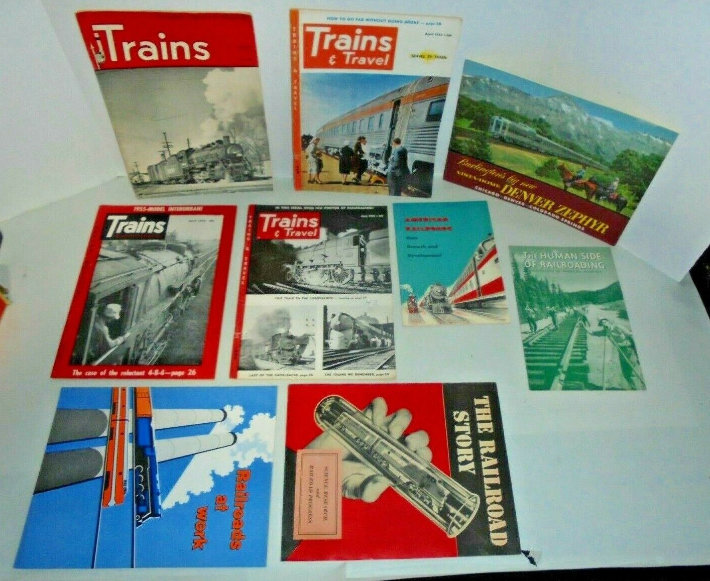 LOT OF EARLY MODEL TRAIN MAGS WITH LOTS OF INSIGHT AND KNOWLEDGE SOME COOL ONES