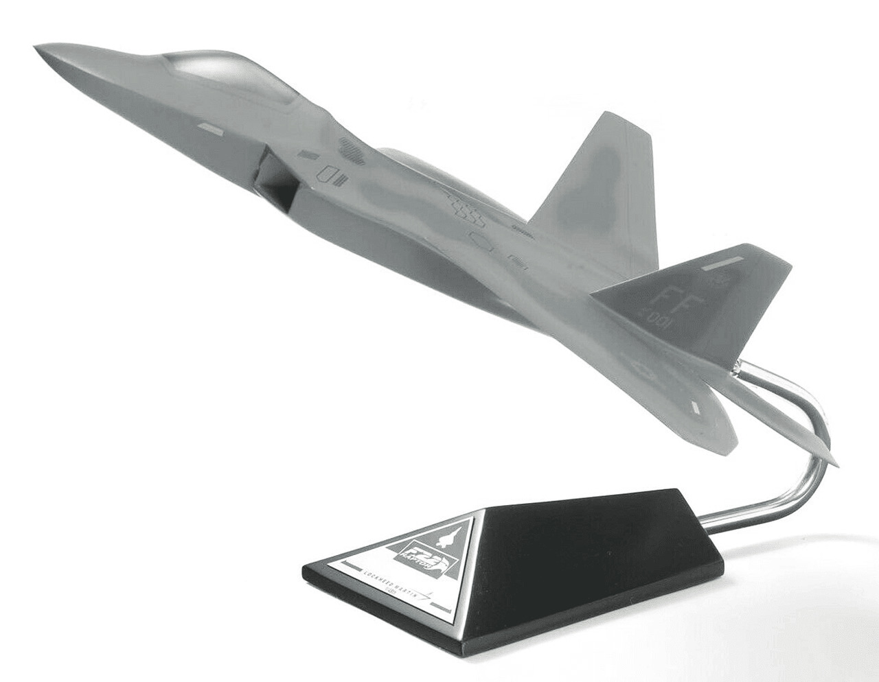 USAF Lockheed Boeing F-22 Raptor Desk Display Fighter Jet Model 1/48 ES Airplane