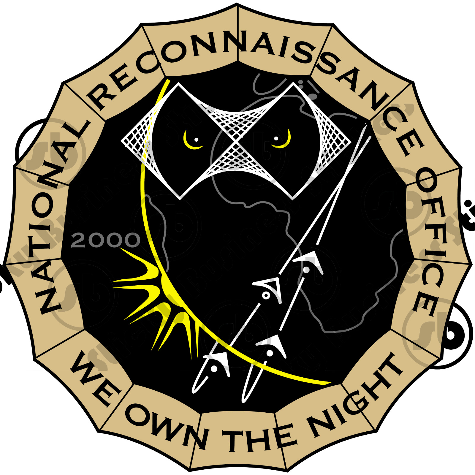 Top Secret NRO Patch Magnet We Own The Night Spy Skunk Works CIA NSA