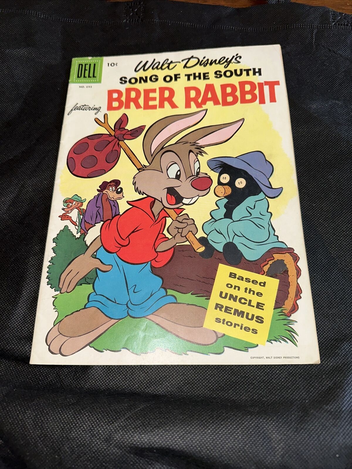 Vintage Dell Comic Book Walt Disney Song Of The South Brer Rabbit, #693