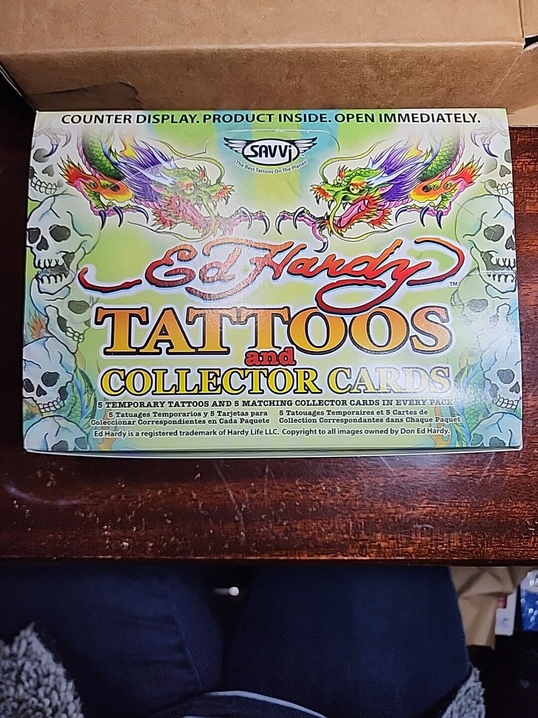 ED HARDY. Temporary tattoos and matching Collector Cards