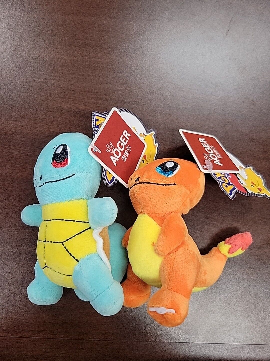 Squirtle And Charmander 4 In AOger Plush