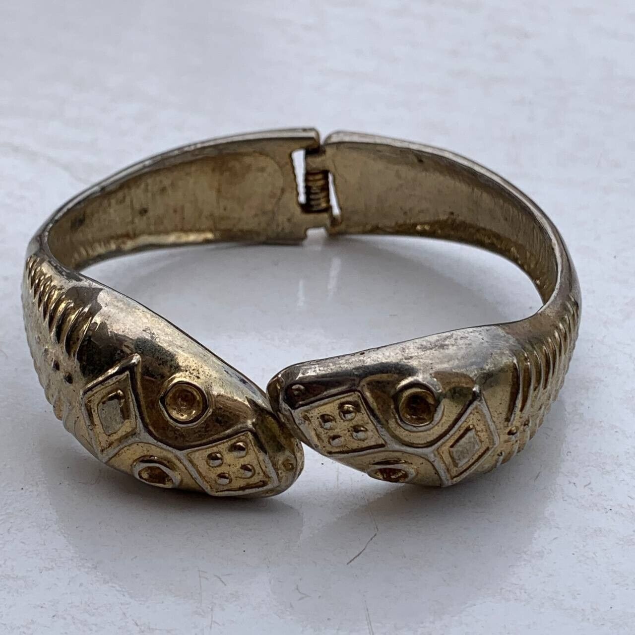 Ancient Viking Bracelet Bronze Rare Authentic Artifact Genuine Antique Snake